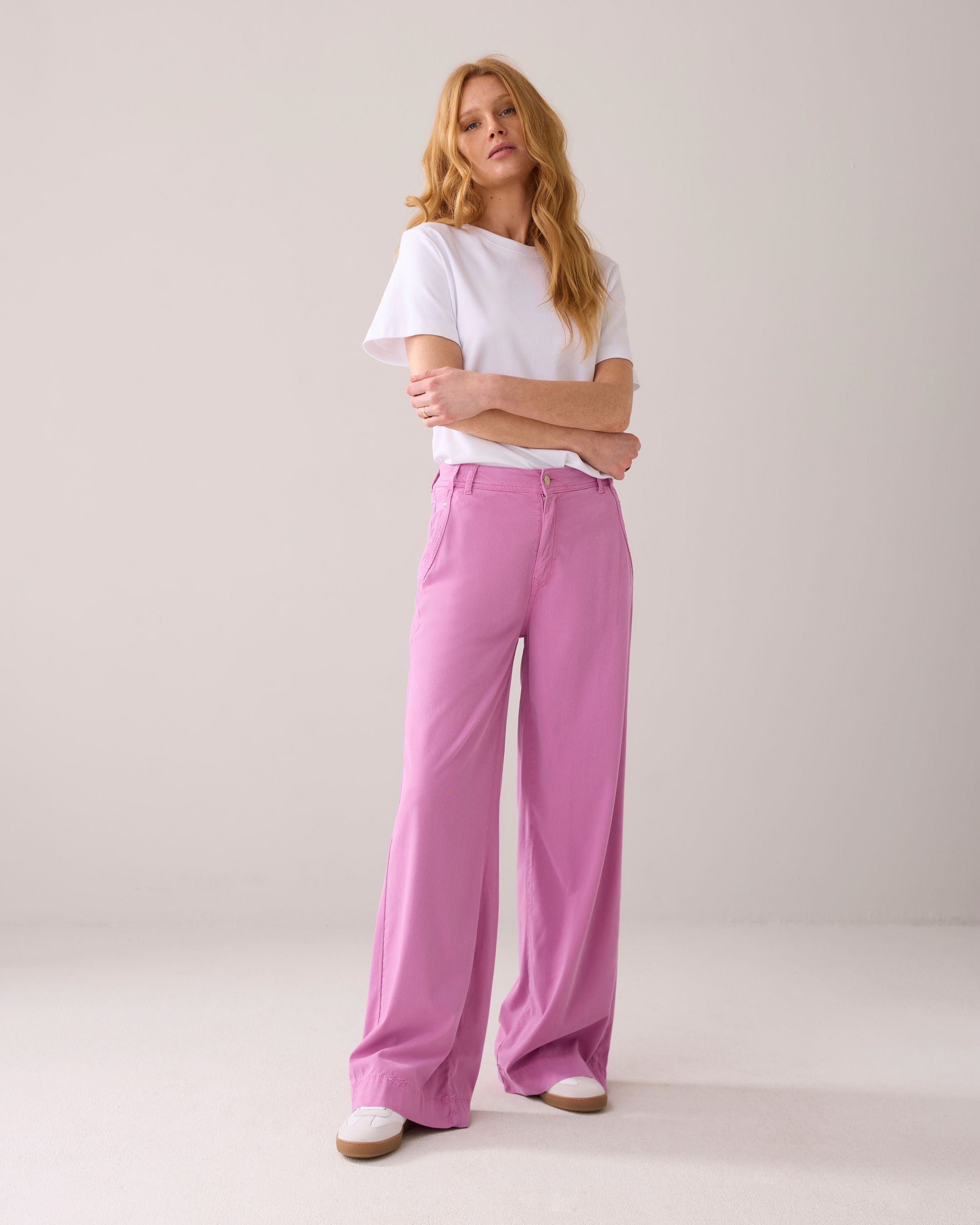 SUMMUM WIJDE PANTALON