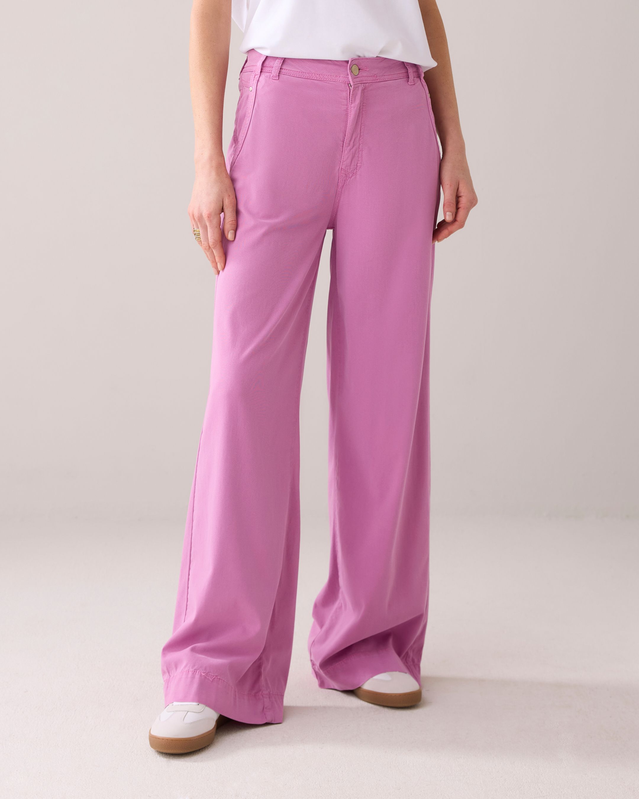 SUMMUM WIJDE PANTALON