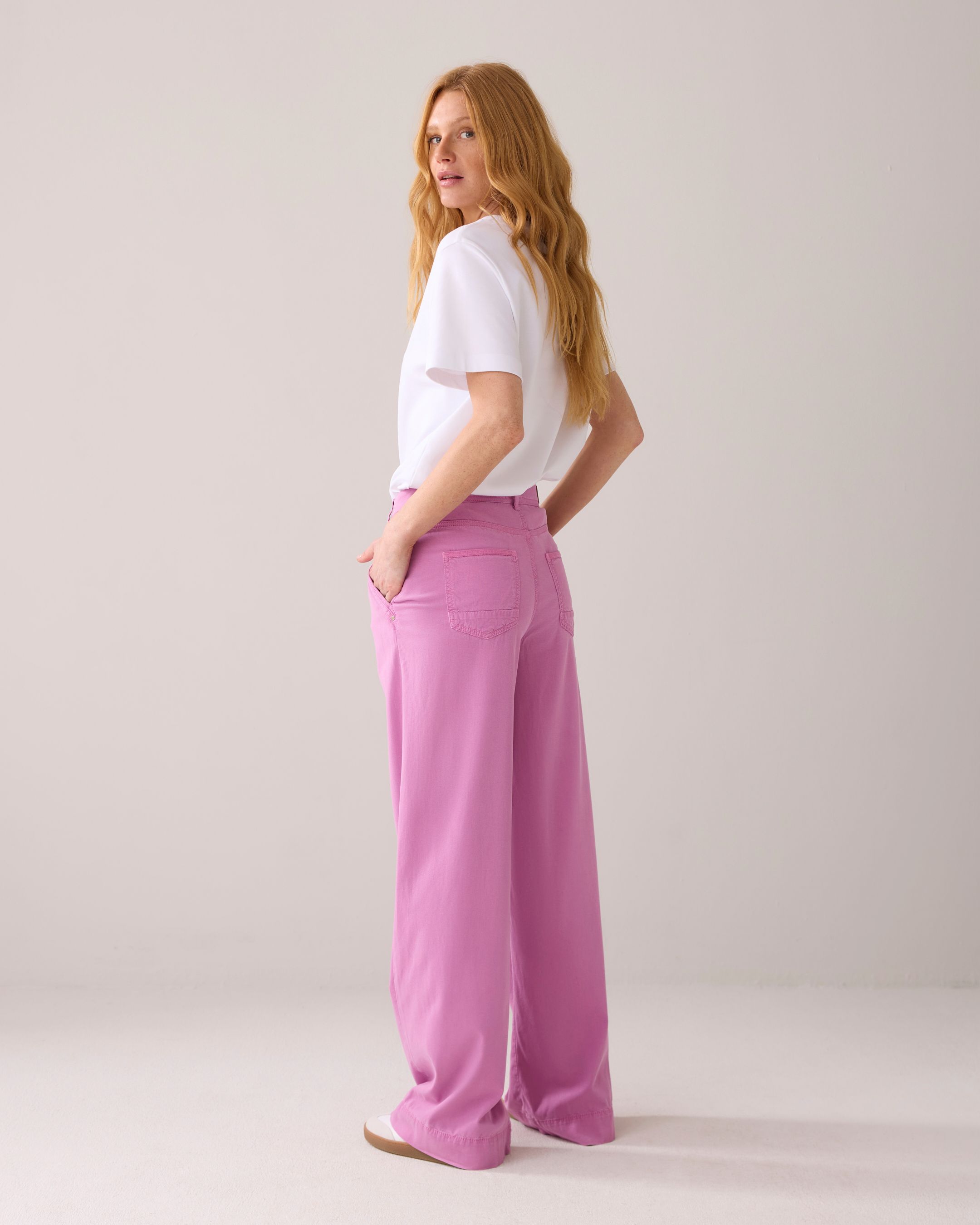 SUMMUM WIJDE PANTALON