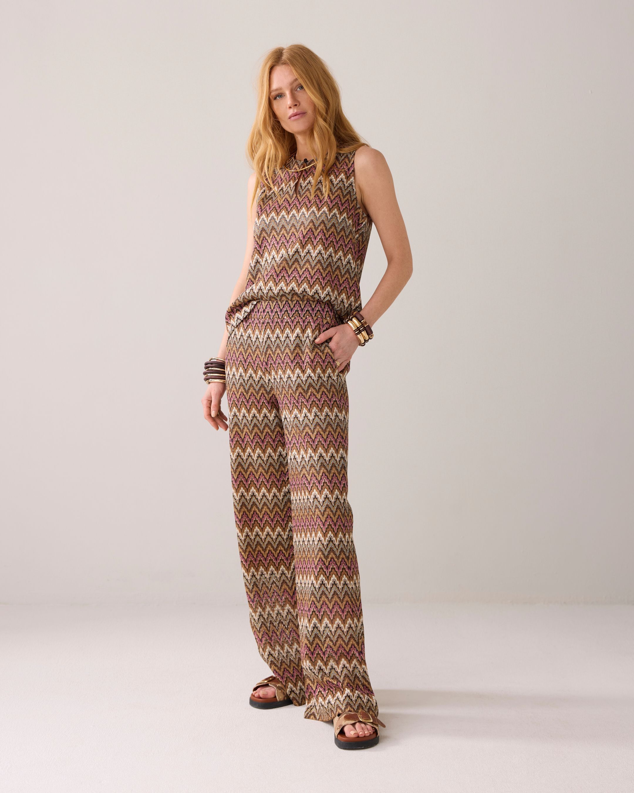 SUMMUM WIJDE PANTALON