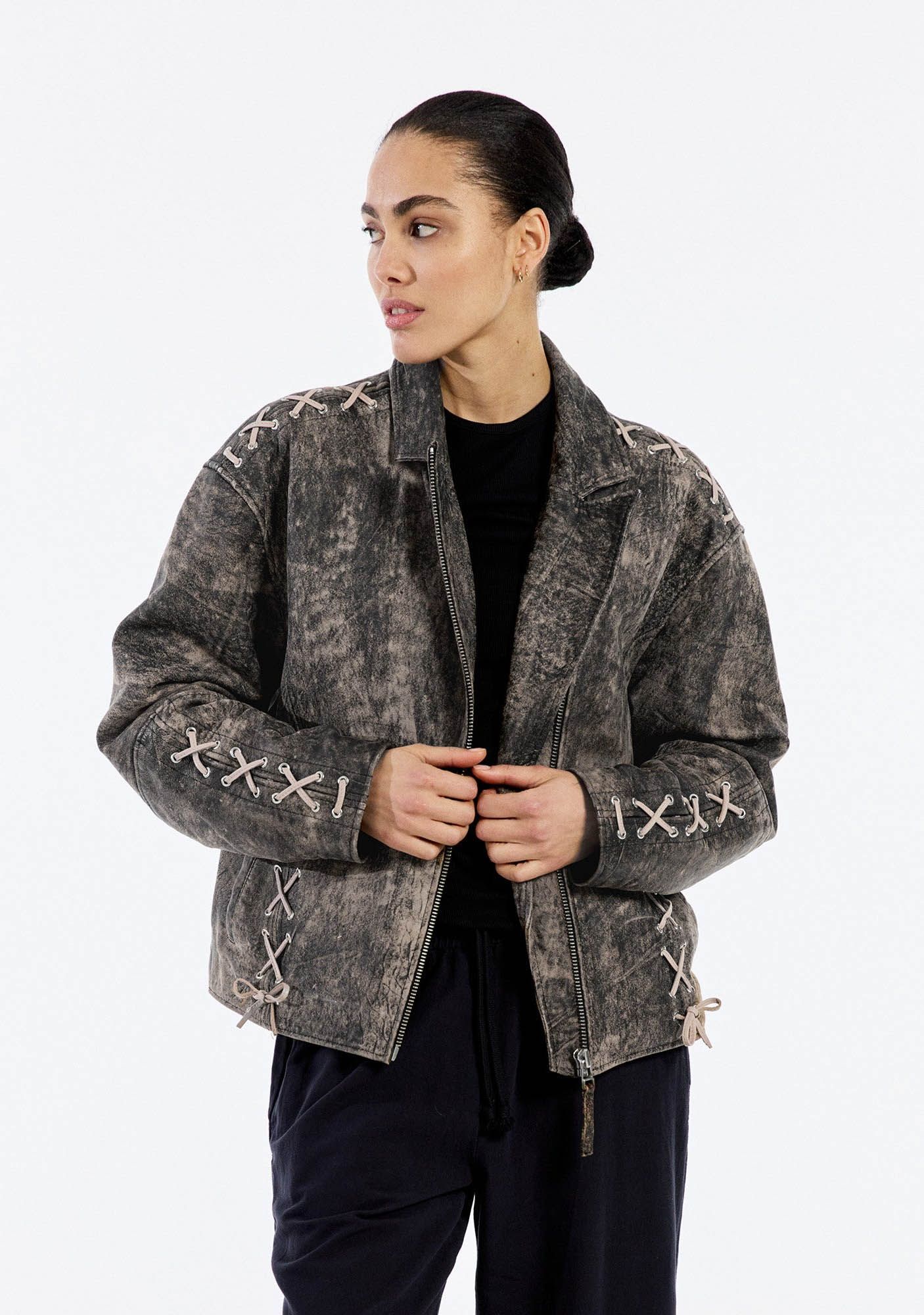 STIEGLITZ LEER/SUEDE JACK