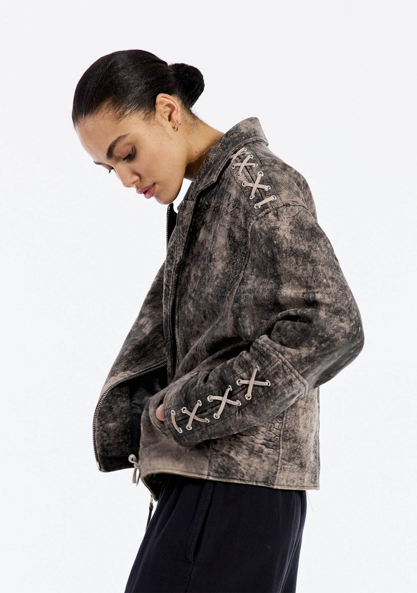 STIEGLITZ LEER/SUEDE JACK