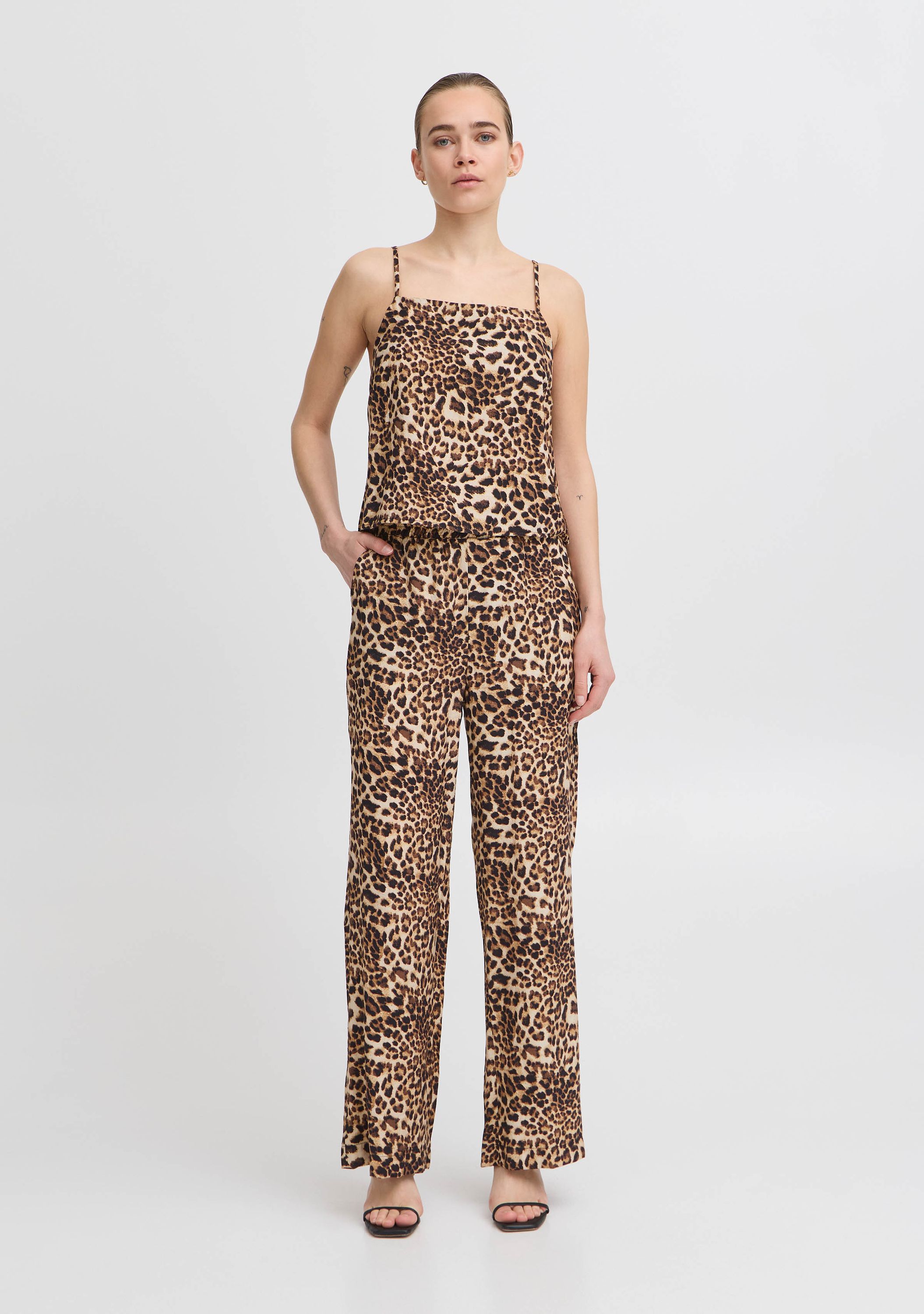 ICHI WIJDE PANTALON
