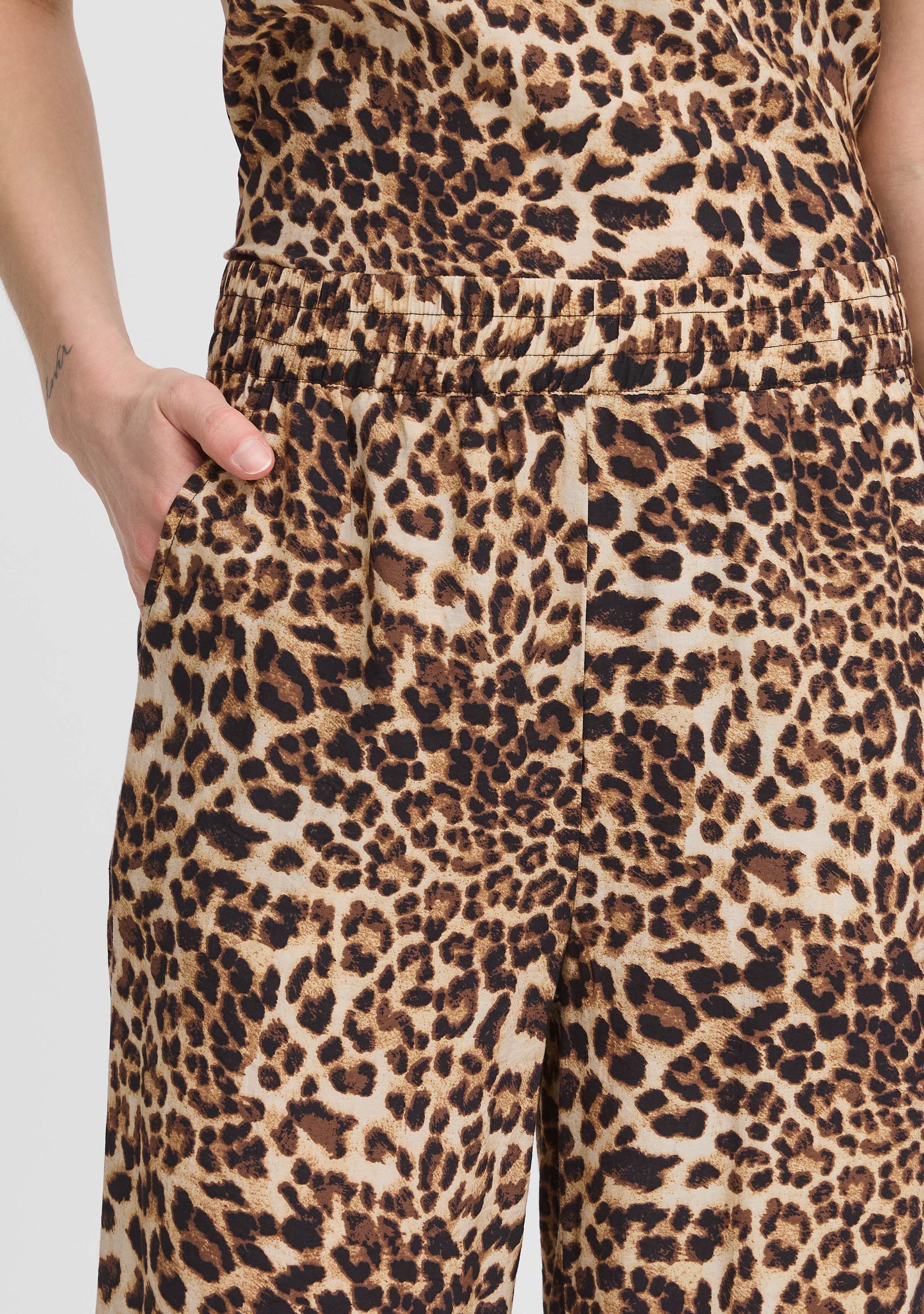 ICHI WIJDE PANTALON