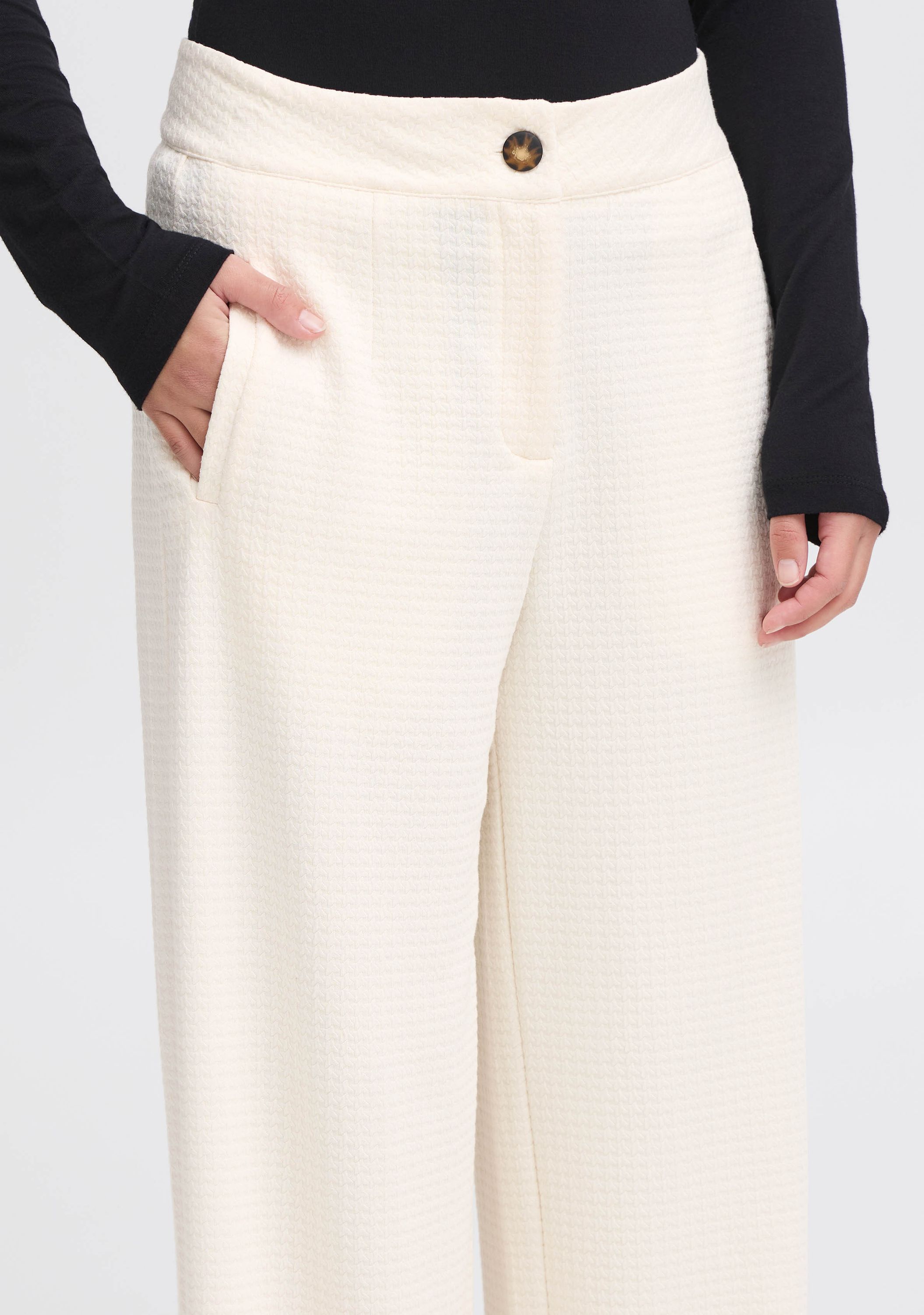 ICHI WIJDE PANTALON