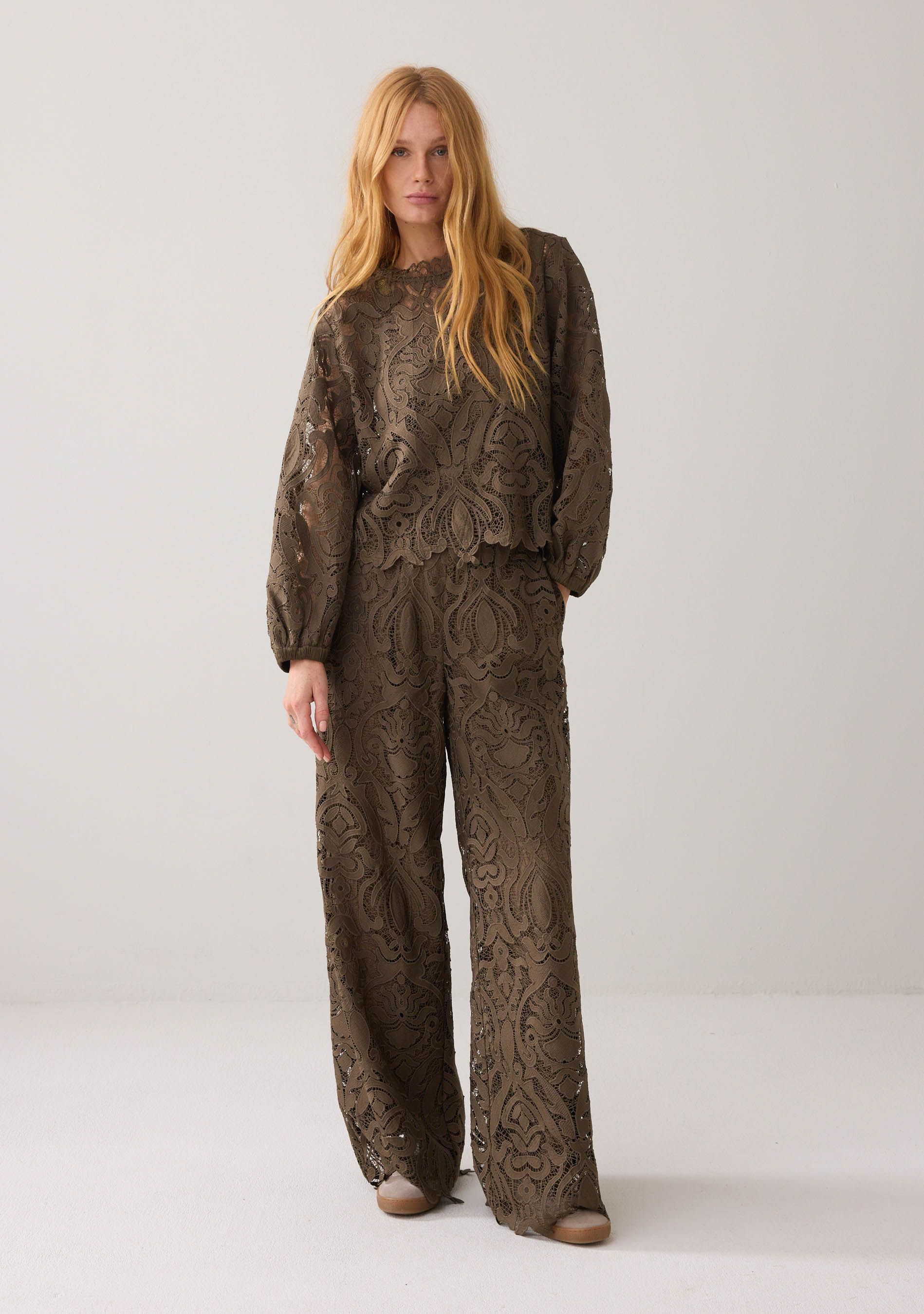 SUMMUM WIJDE PANTALON