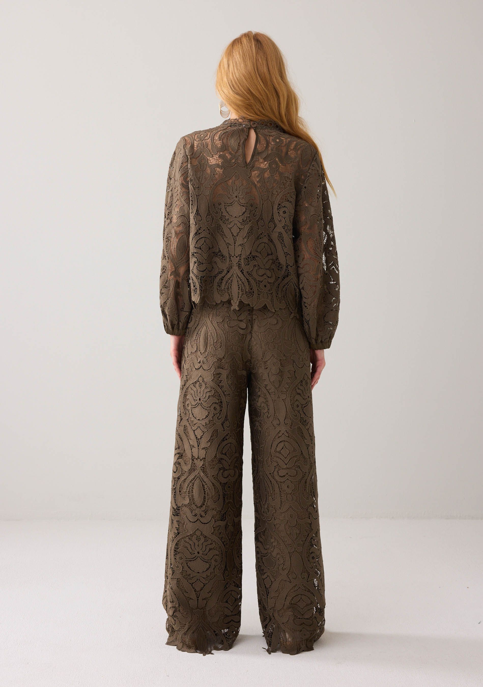 SUMMUM WIJDE PANTALON