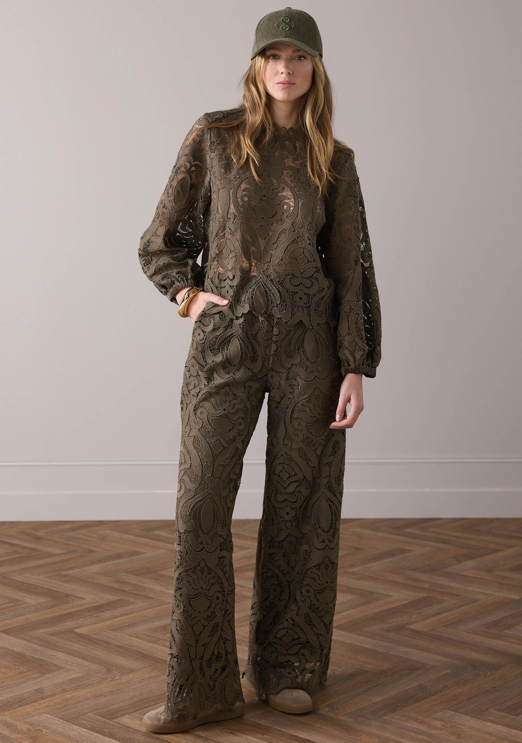 SUMMUM WIJDE PANTALON