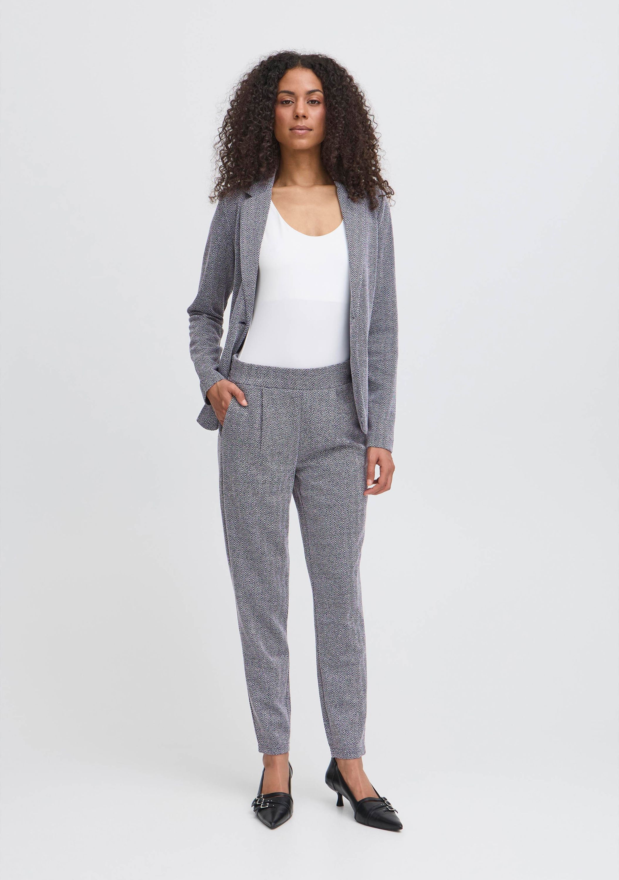 ICHI WIJDE PANTALON