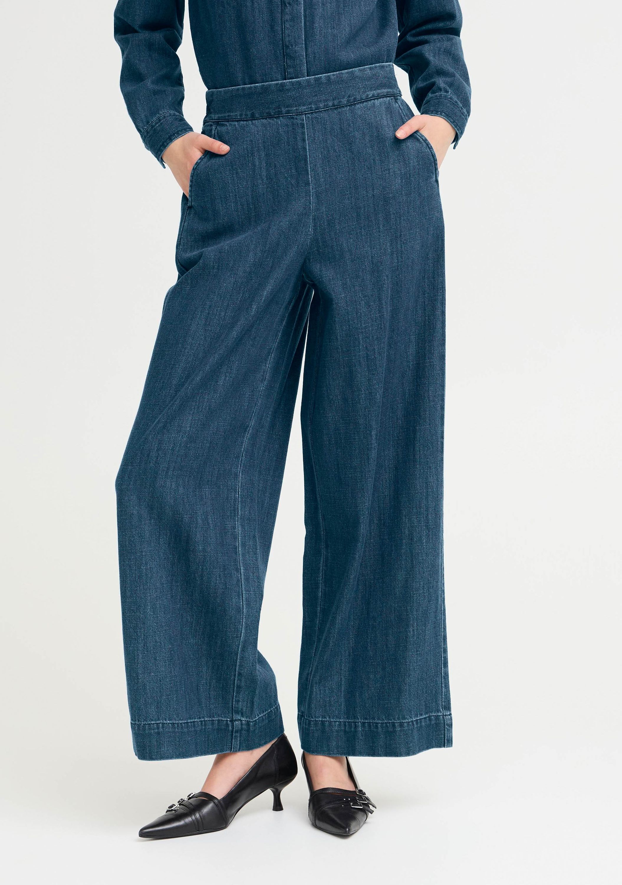 ICHI WIJDE PANTALON