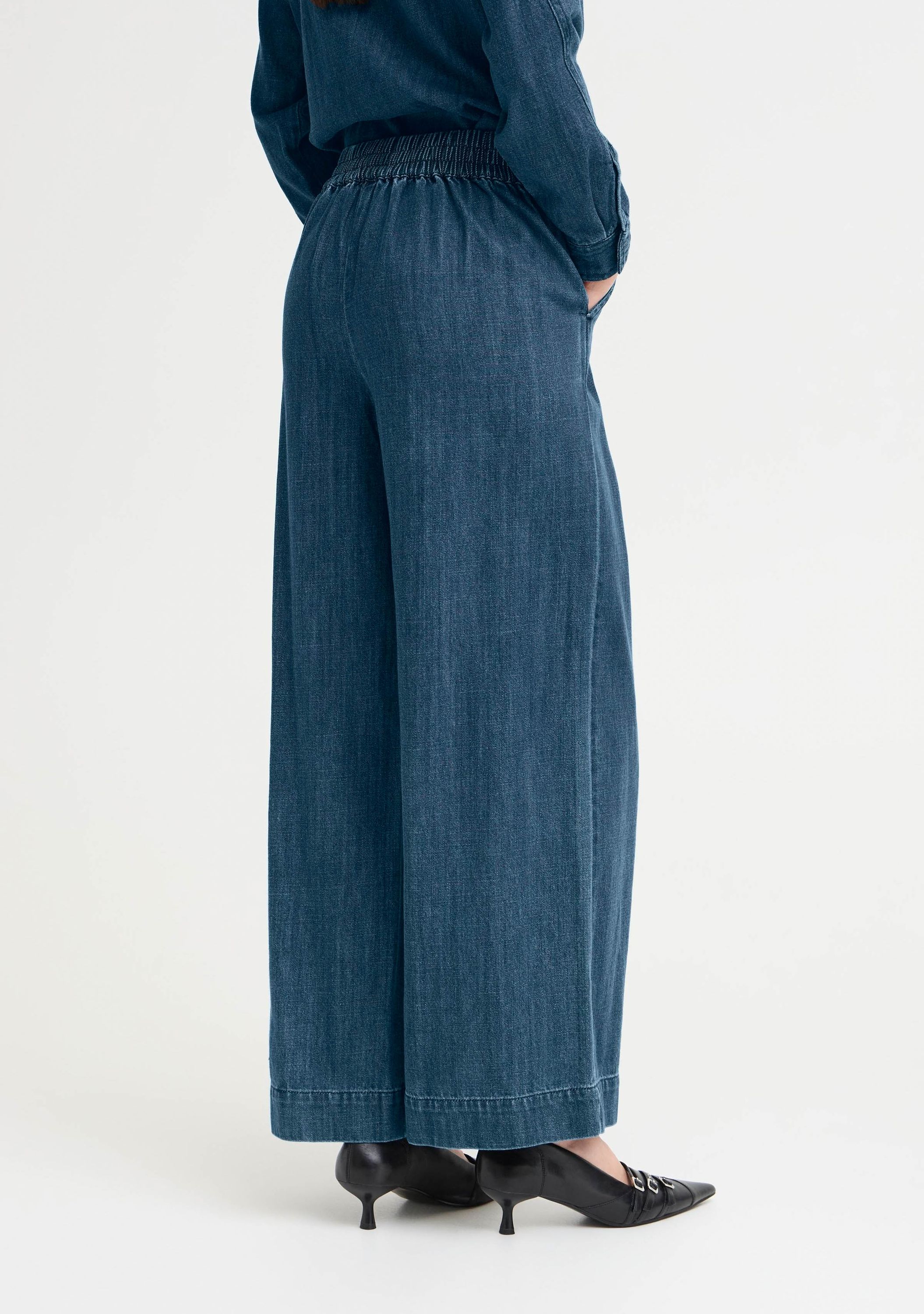 ICHI WIJDE PANTALON