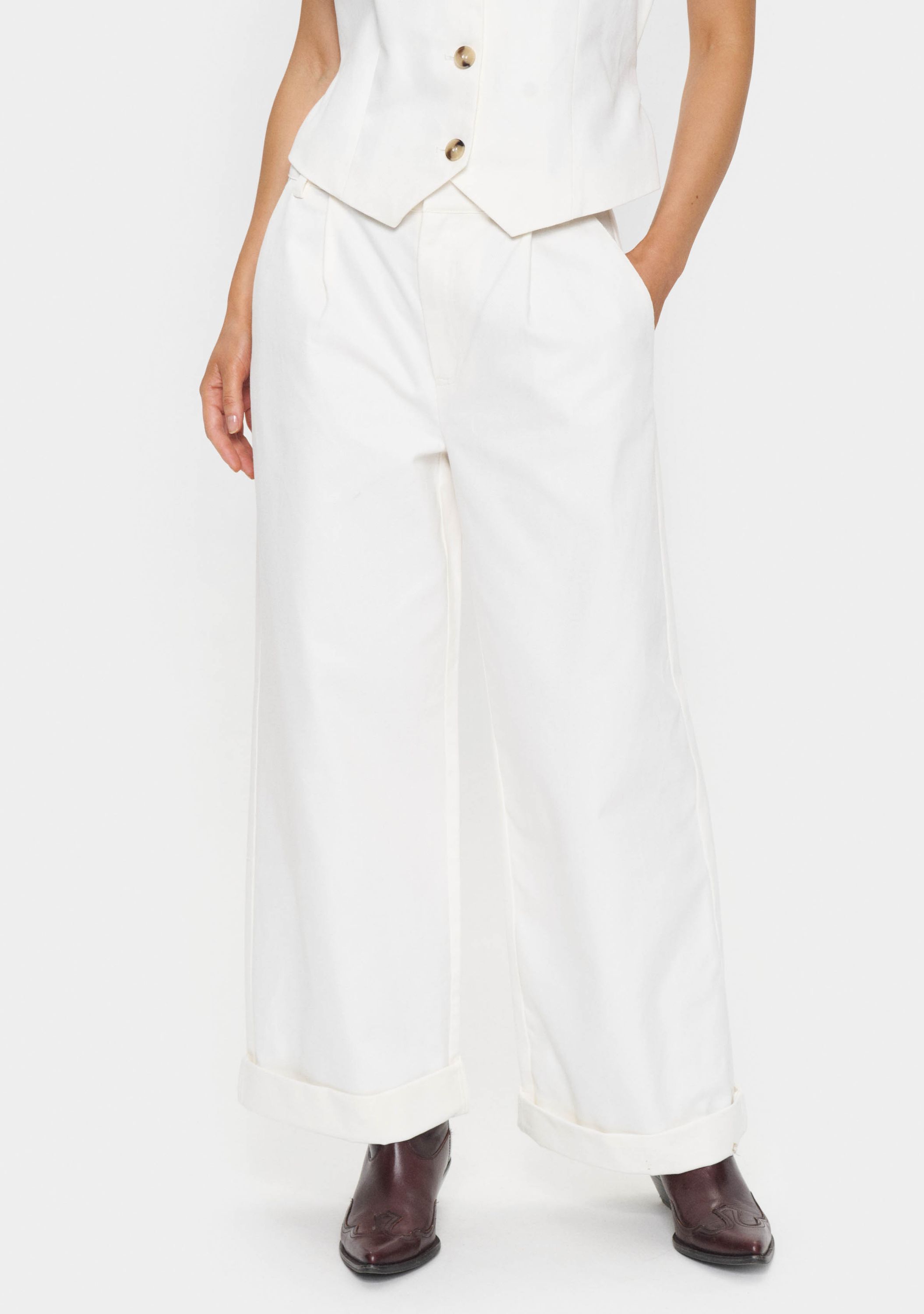 SAINT TROPEZ WIJDE PANTALON