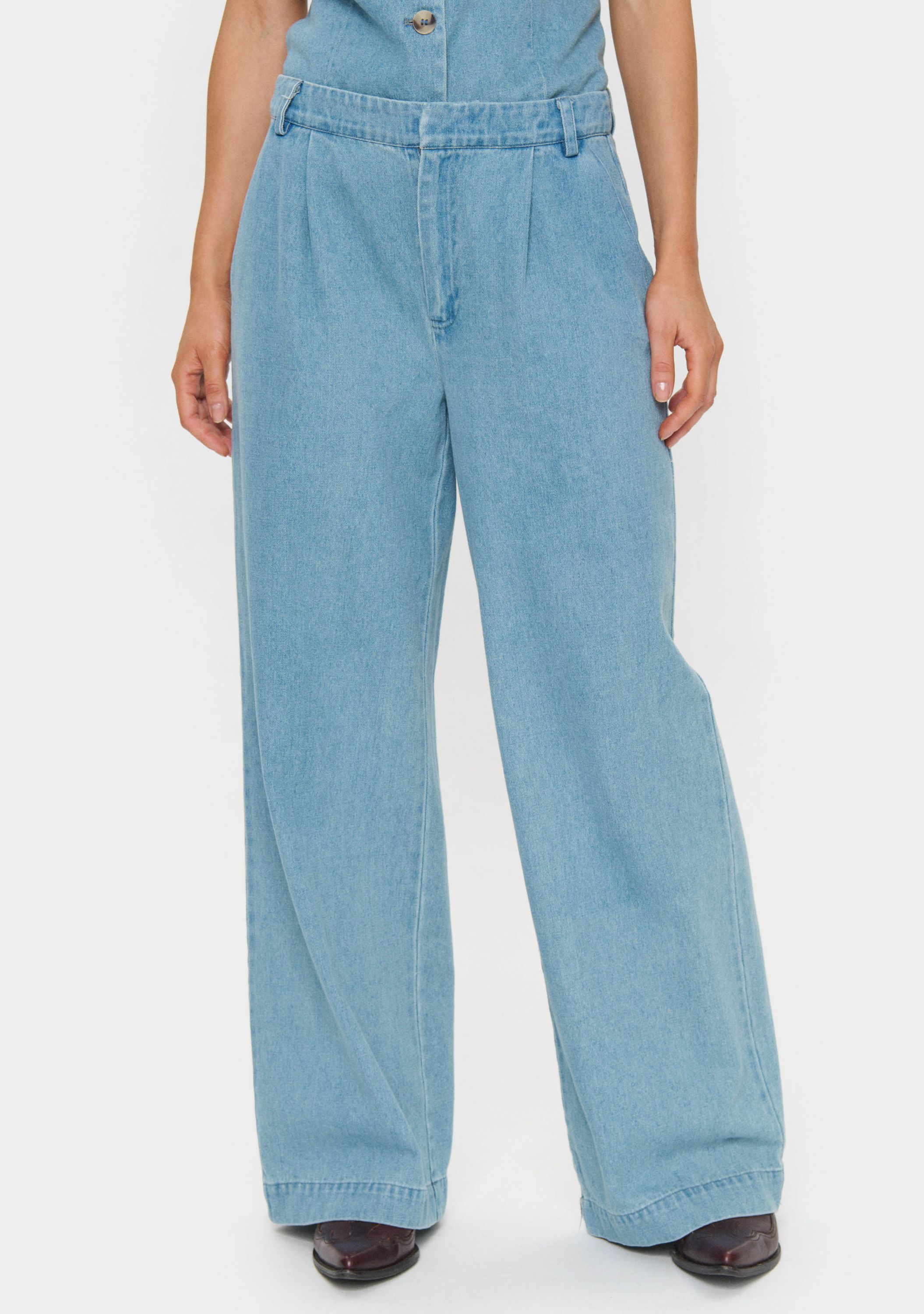 SAINT TROPEZ WIJDE PANTALON