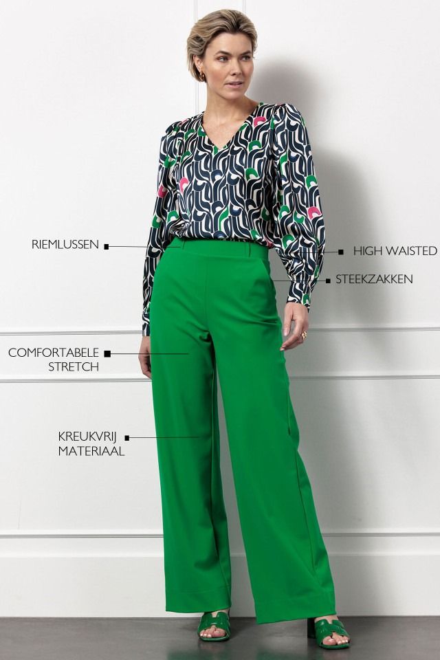 STUDIO ANNELOES WIJDE PANTALON