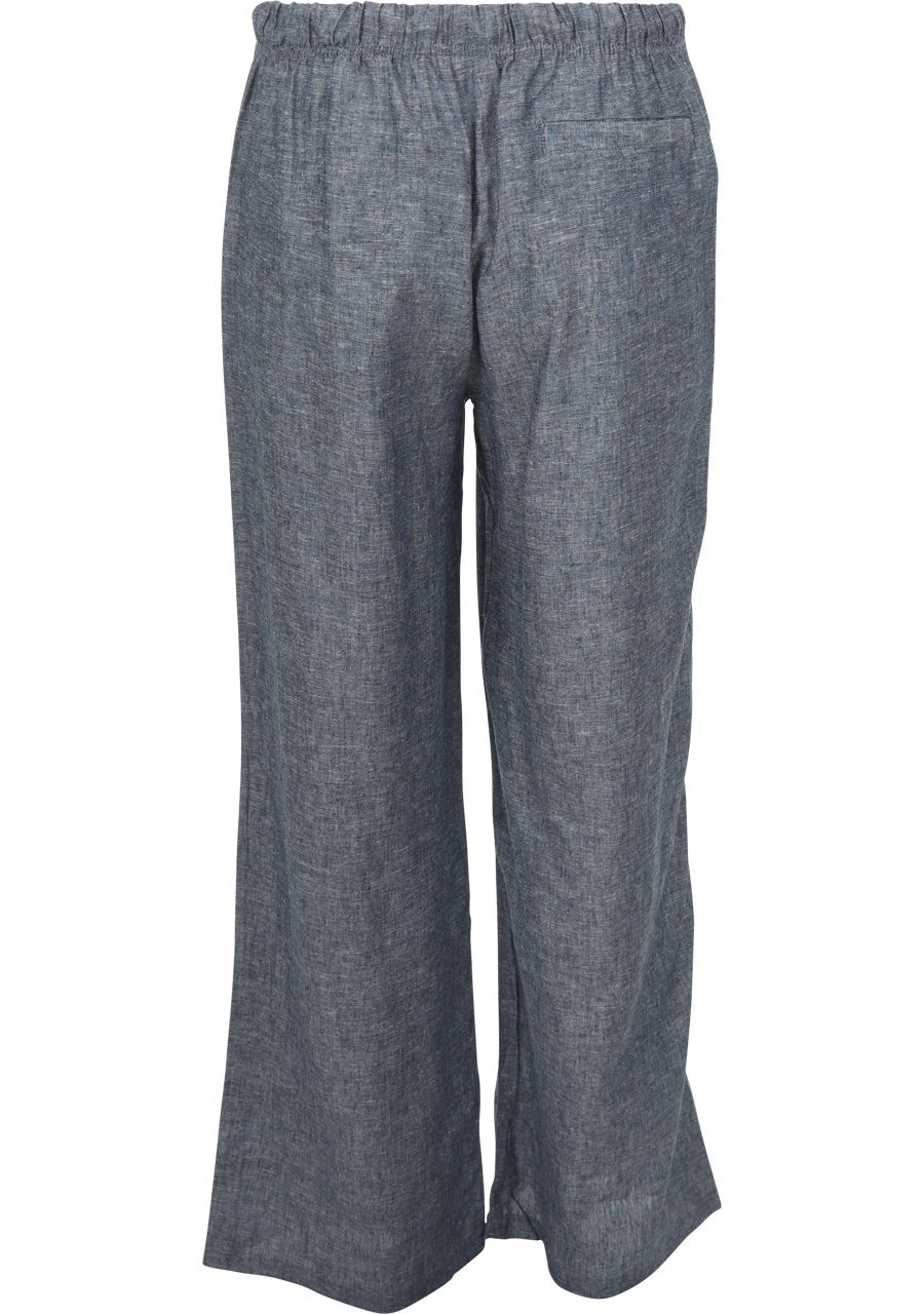 WITH BLACK WIJDE PANTALON