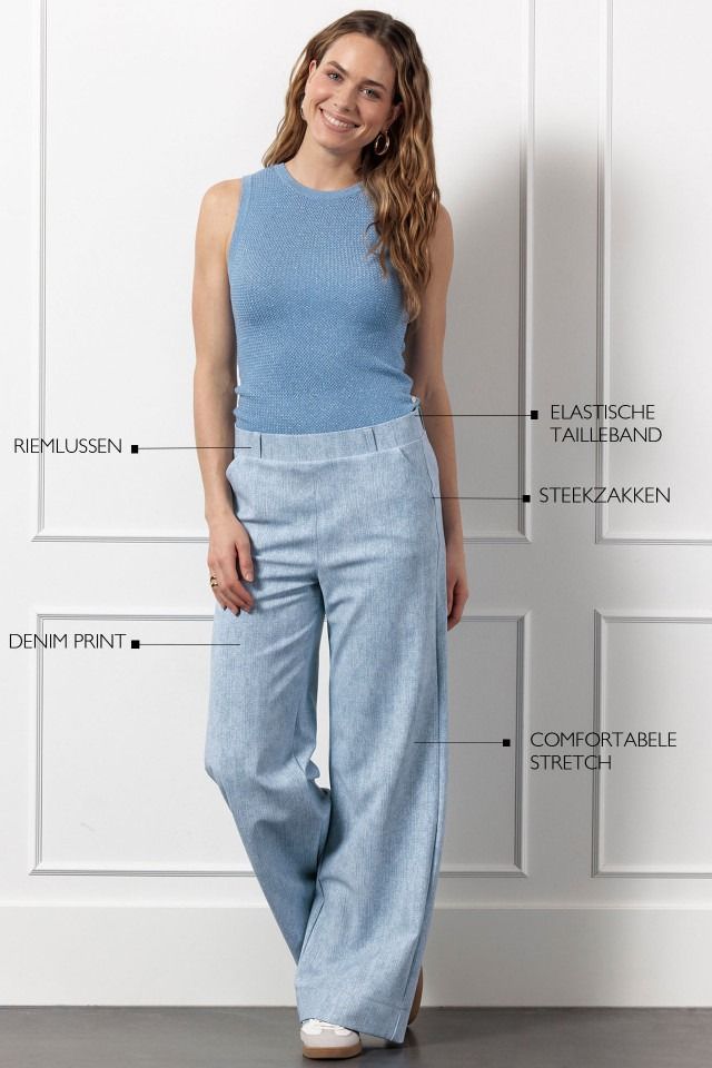 STUDIO ANNELOES WIJDE PANTALON STUDIO ANNELOES WIJDE PANTALON