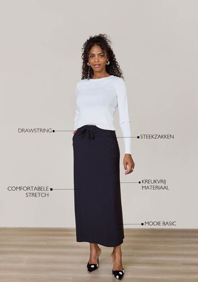 STUDIO ANNELOES - ROK - Zwart