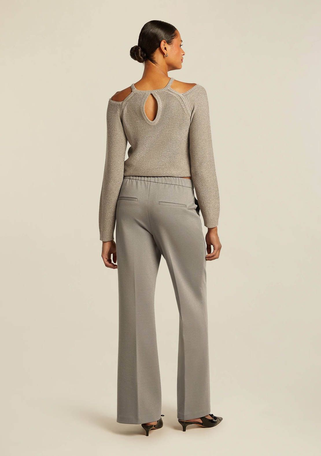 BEAUMONT WIJDE PANTALON