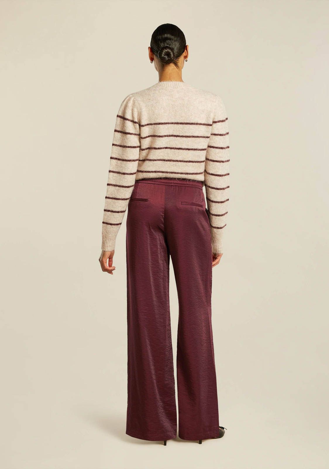 BEAUMONT WIJDE PANTALON