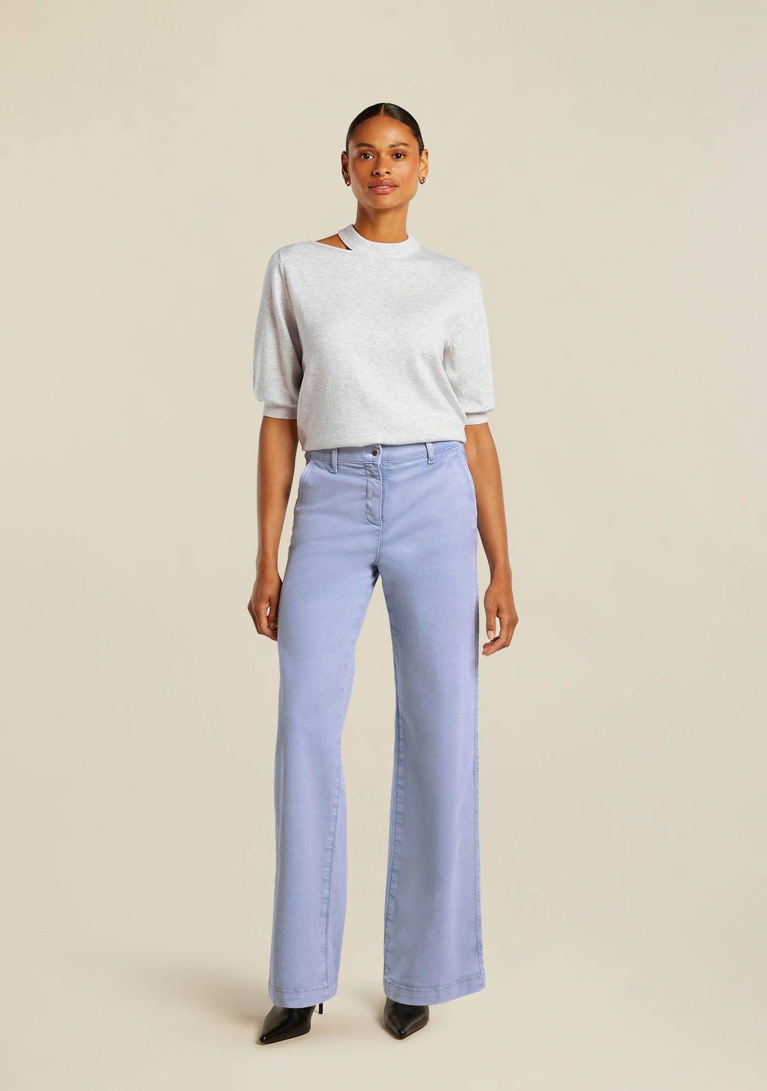 BEAUMONT WIJDE PANTALON