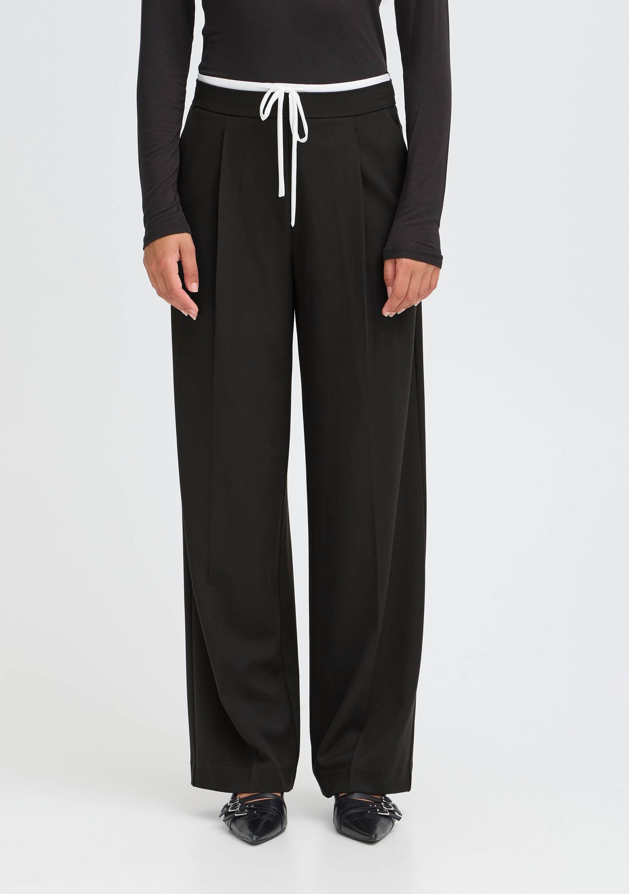 ICHI WIJDE PANTALON