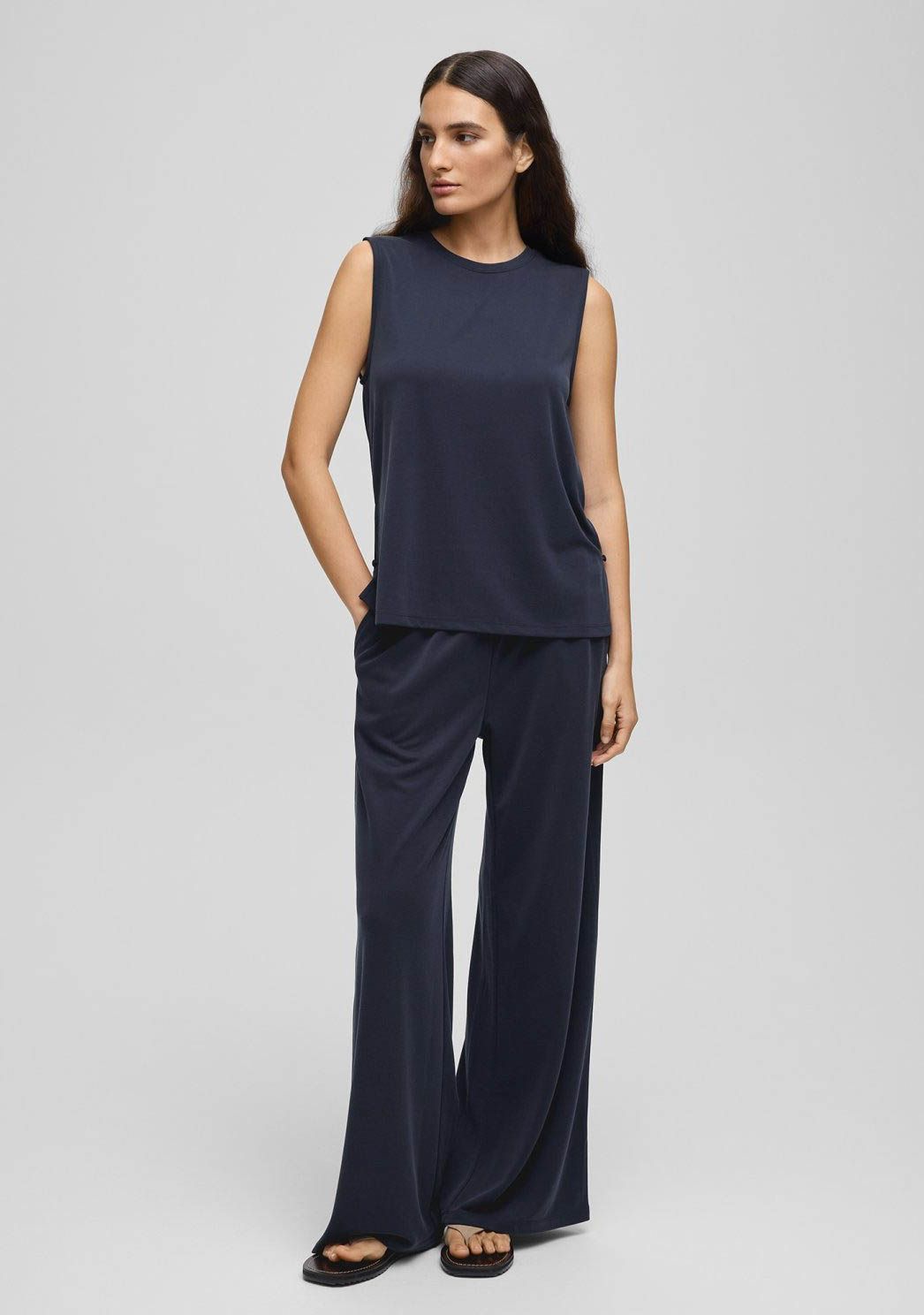 MSCH COPENHAGEN WIJDE PANTALON