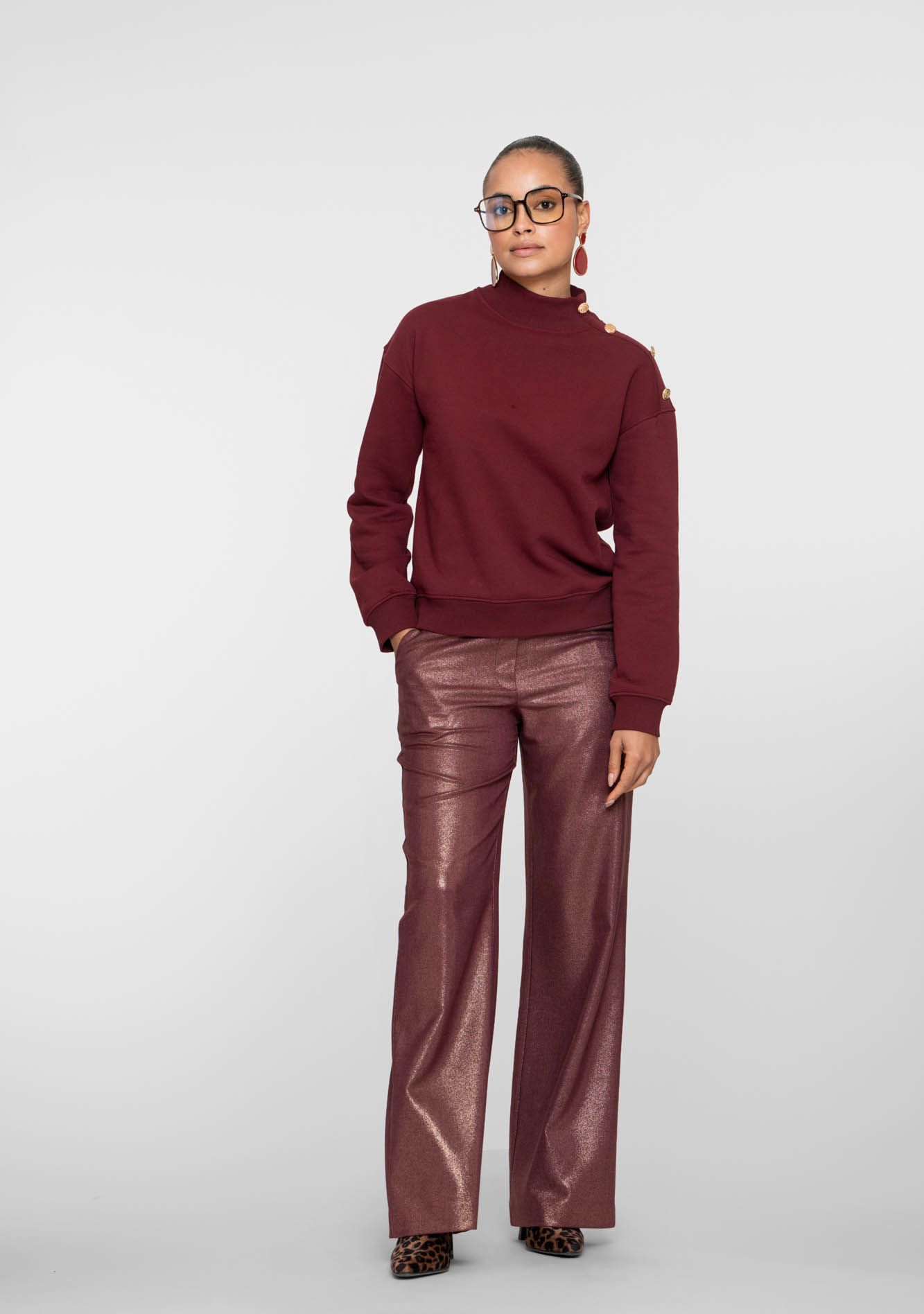 GEISHA WIJDE PANTALON