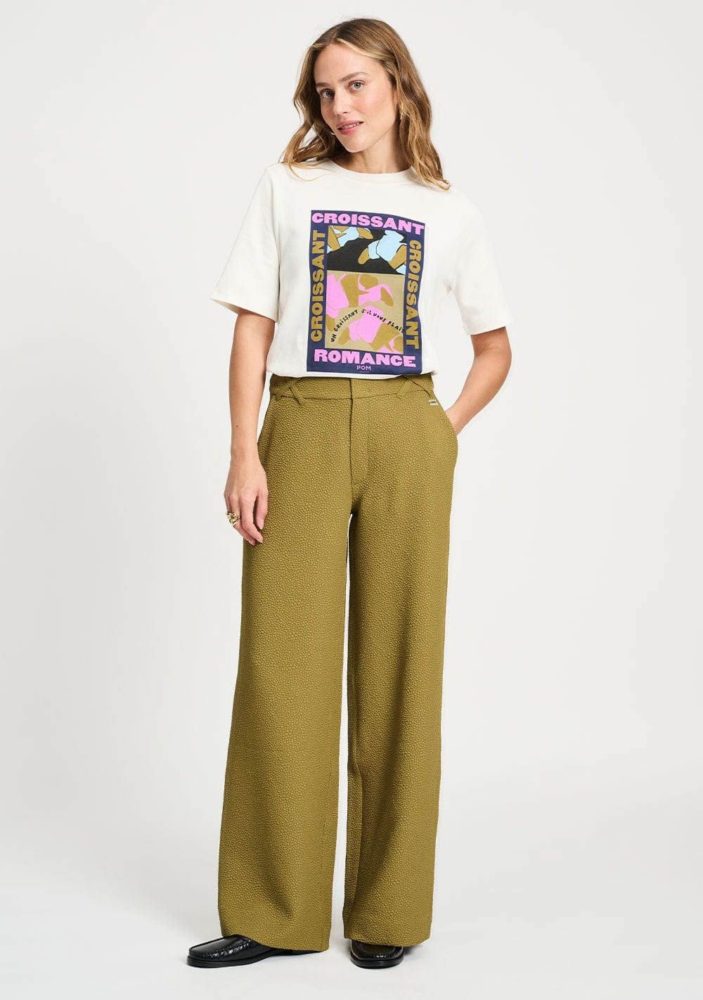 POM AMSTERDAM WIJDE PANTALON