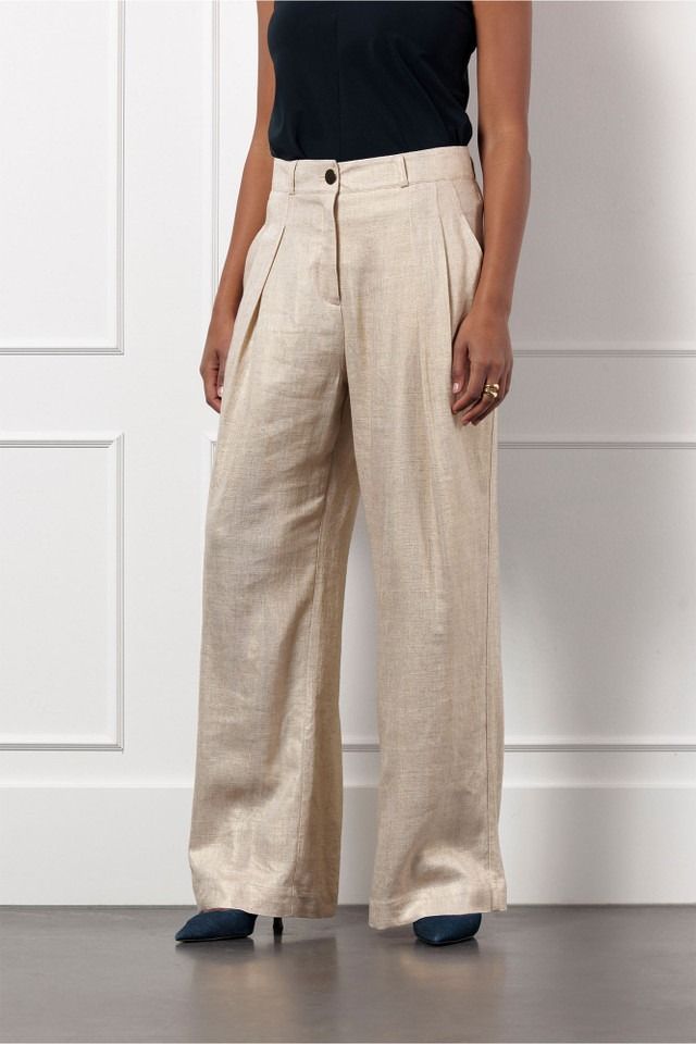 STUDIO ANNELOES WIJDE PANTALON