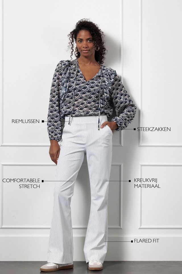STUDIO ANNELOES WIJDE PANTALON