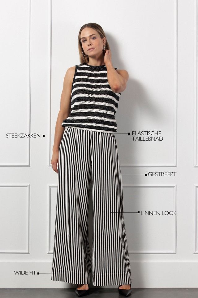 STUDIO ANNELOES WIJDE PANTALON