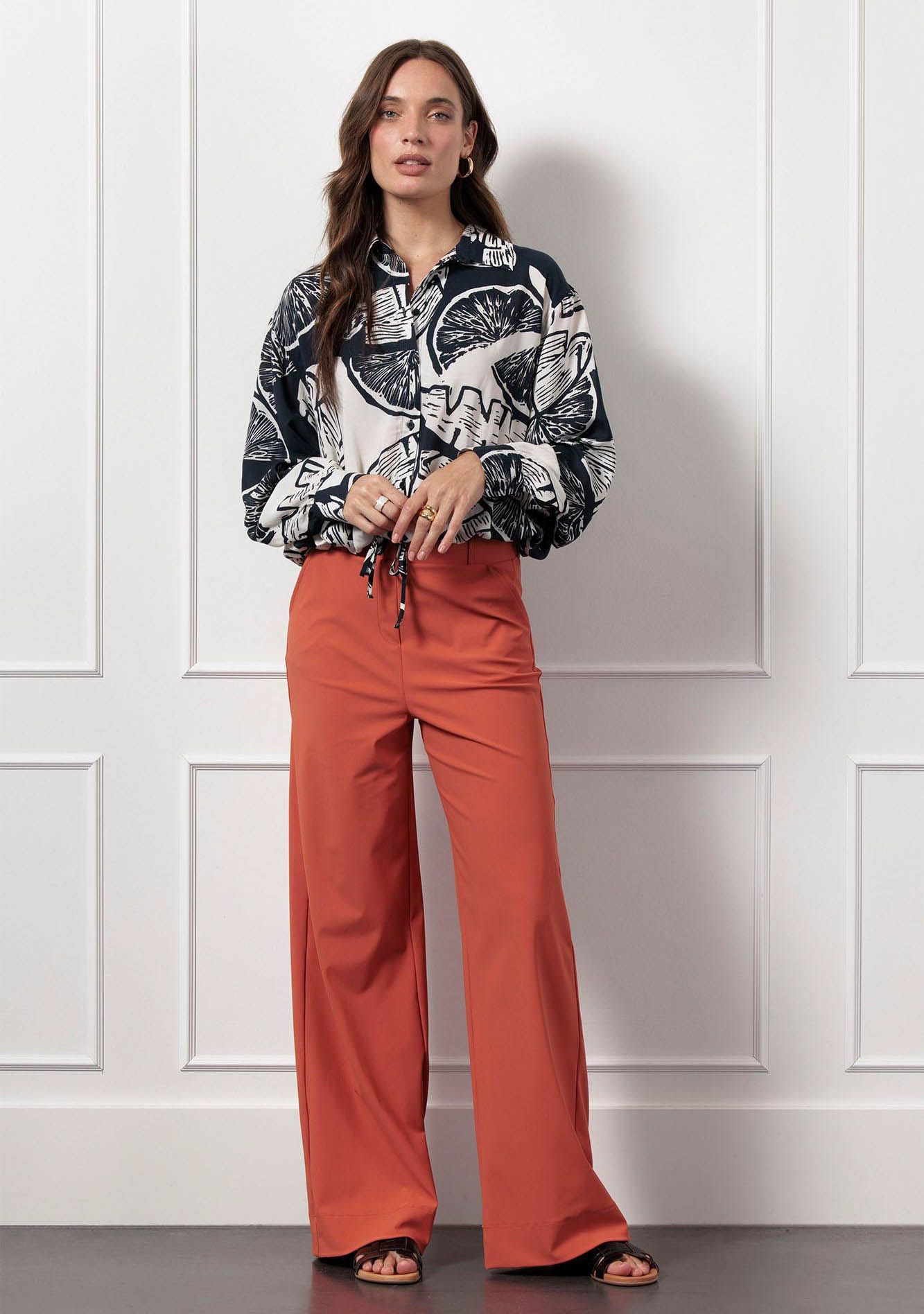 STUDIO ANNELOES WIJDE PANTALON