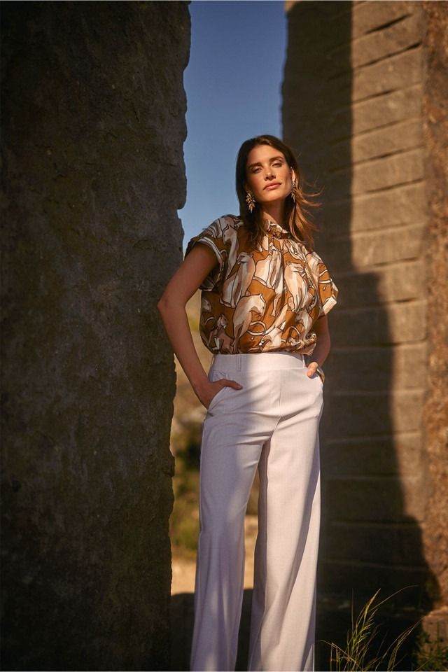 STUDIO ANNELOES WIJDE PANTALON