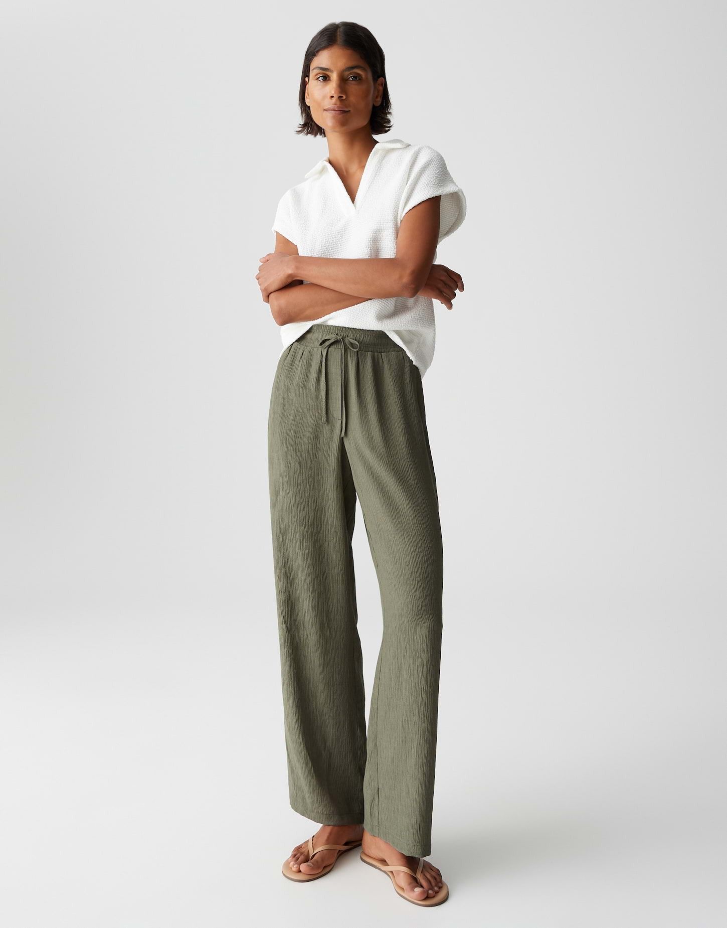 OPUS WIJDE PANTALON