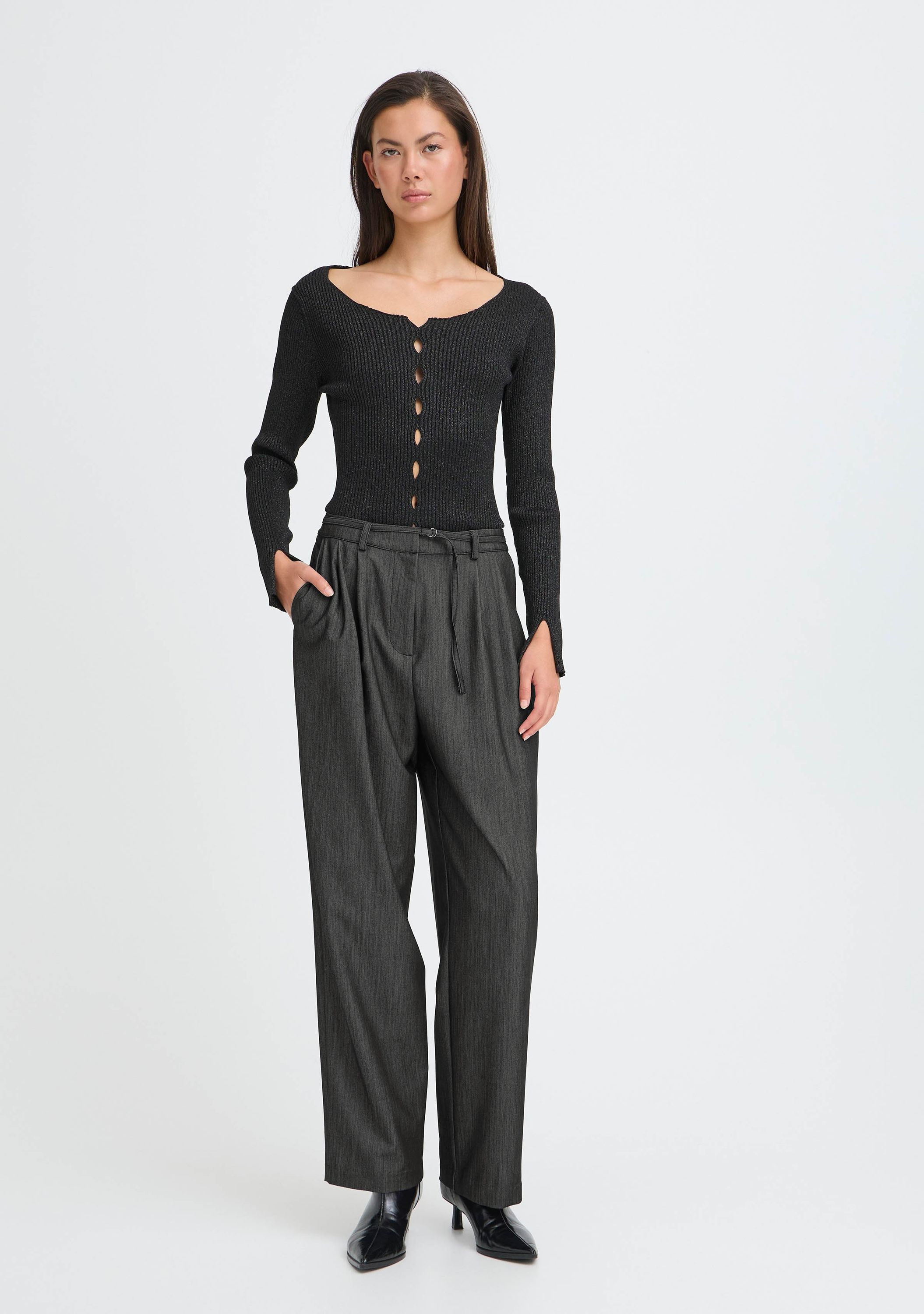 ICHI WIJDE PANTALON