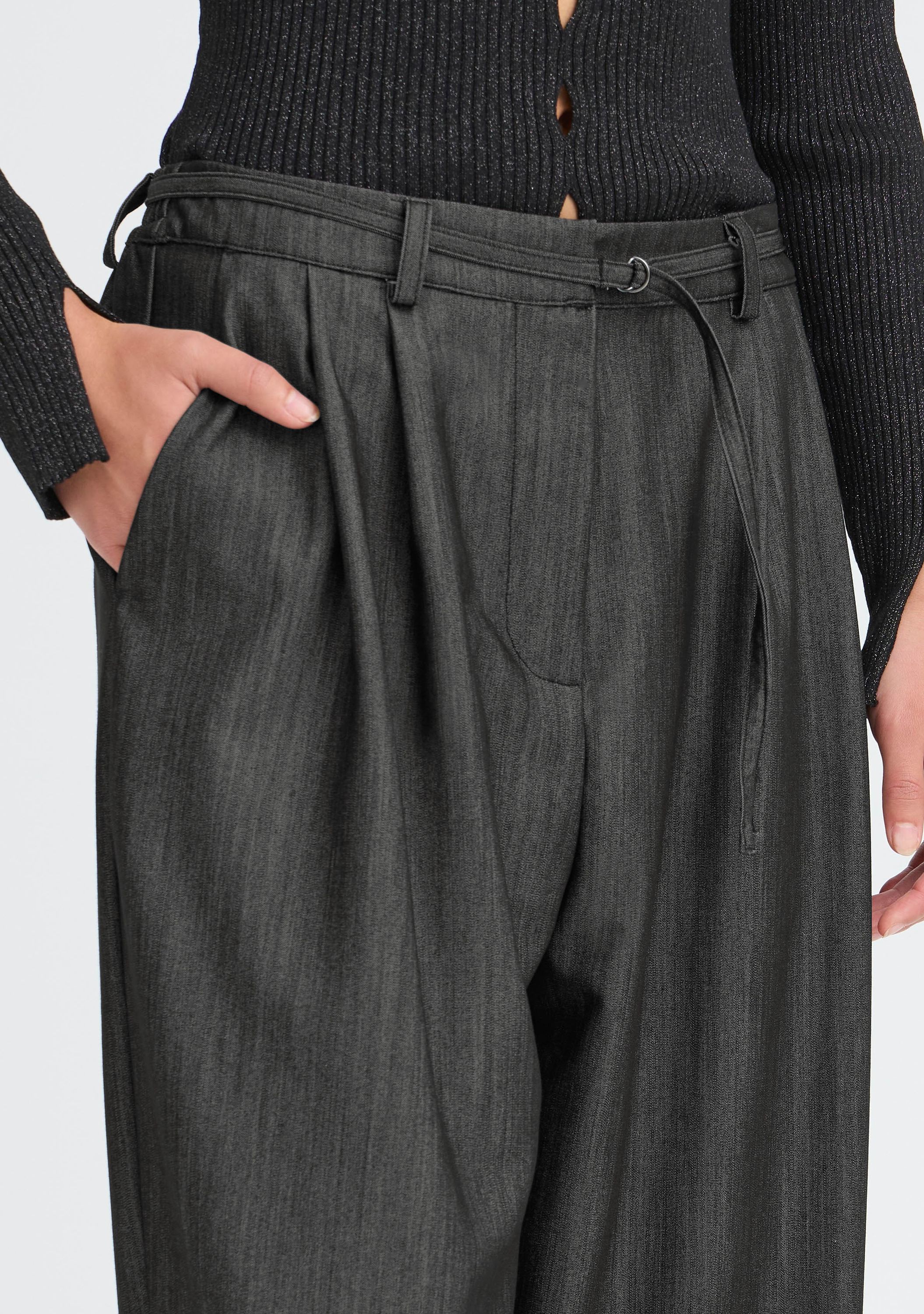 ICHI WIJDE PANTALON