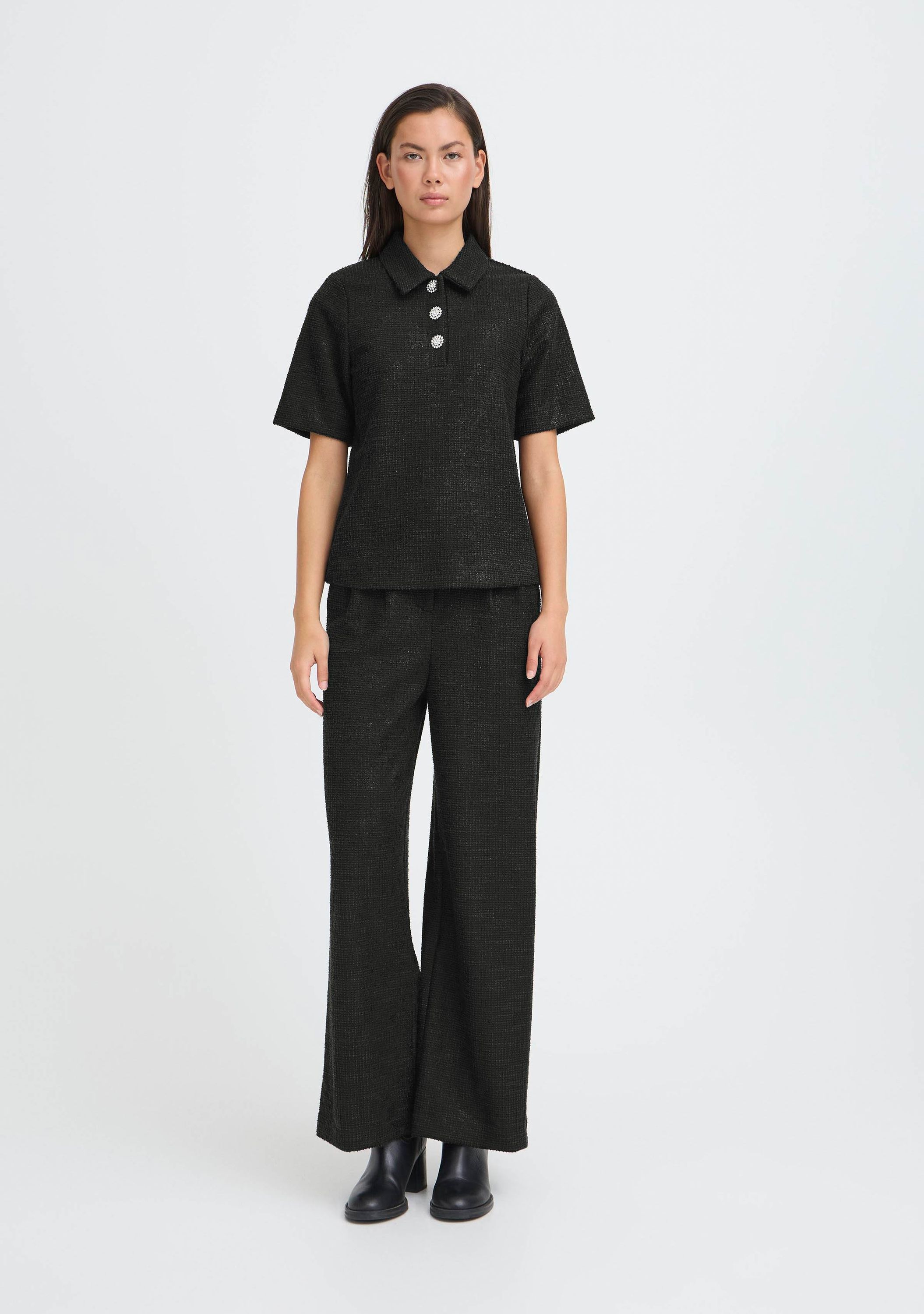 ICHI WIJDE PANTALON