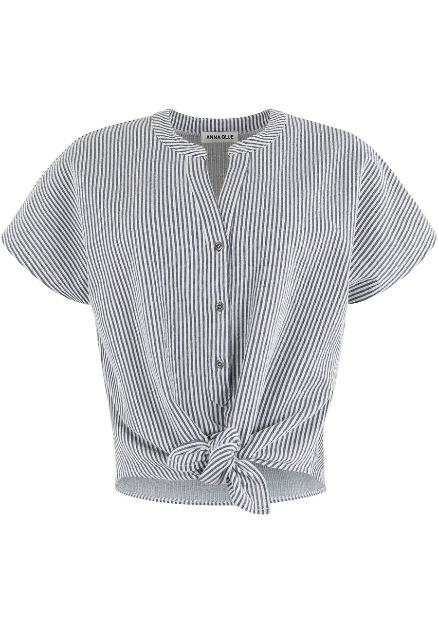 ANNA BLUE BLOUSE