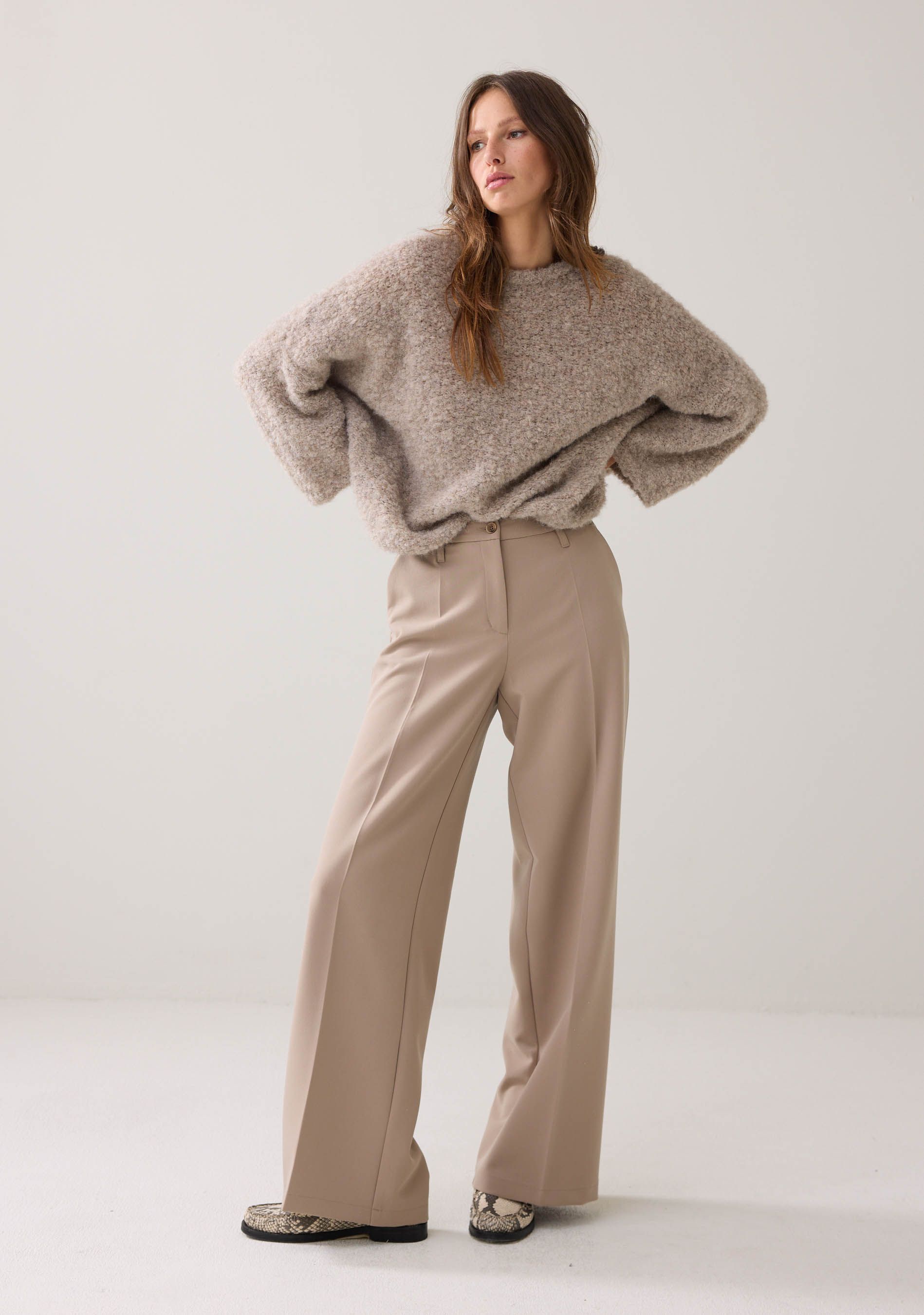 SUMMUM WIJDE PANTALON