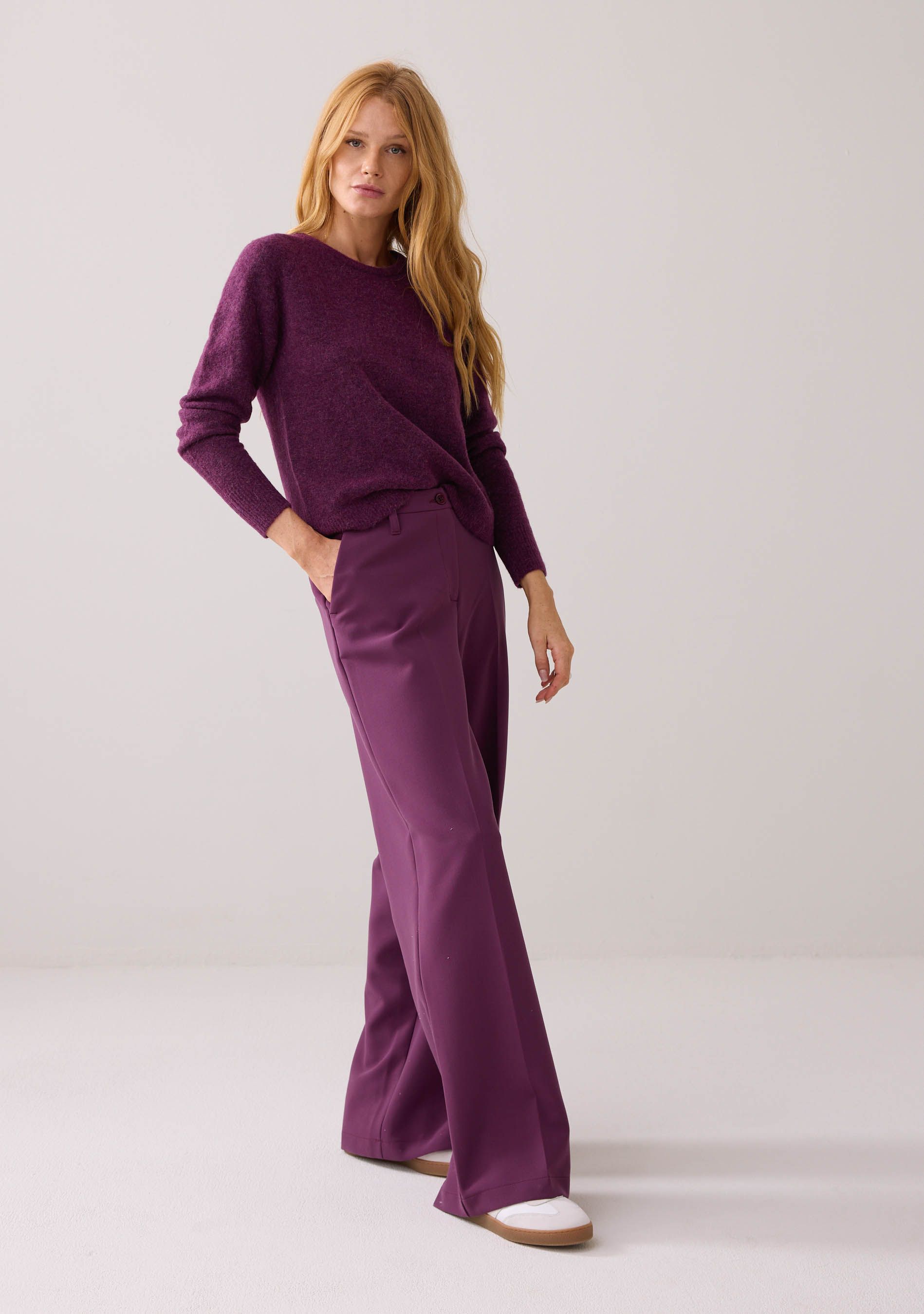 SUMMUM WIJDE PANTALON