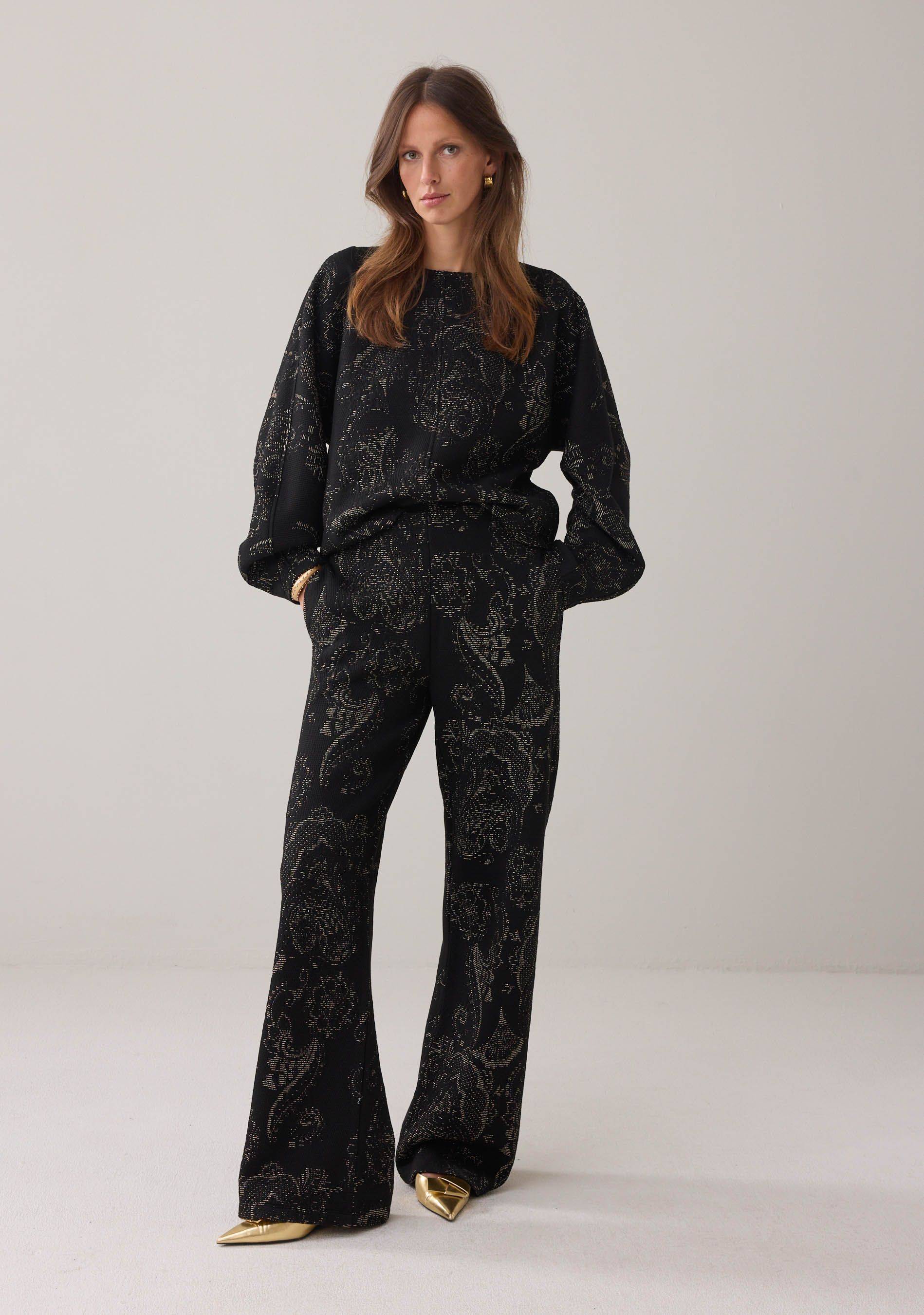 SUMMUM WIJDE PANTALON