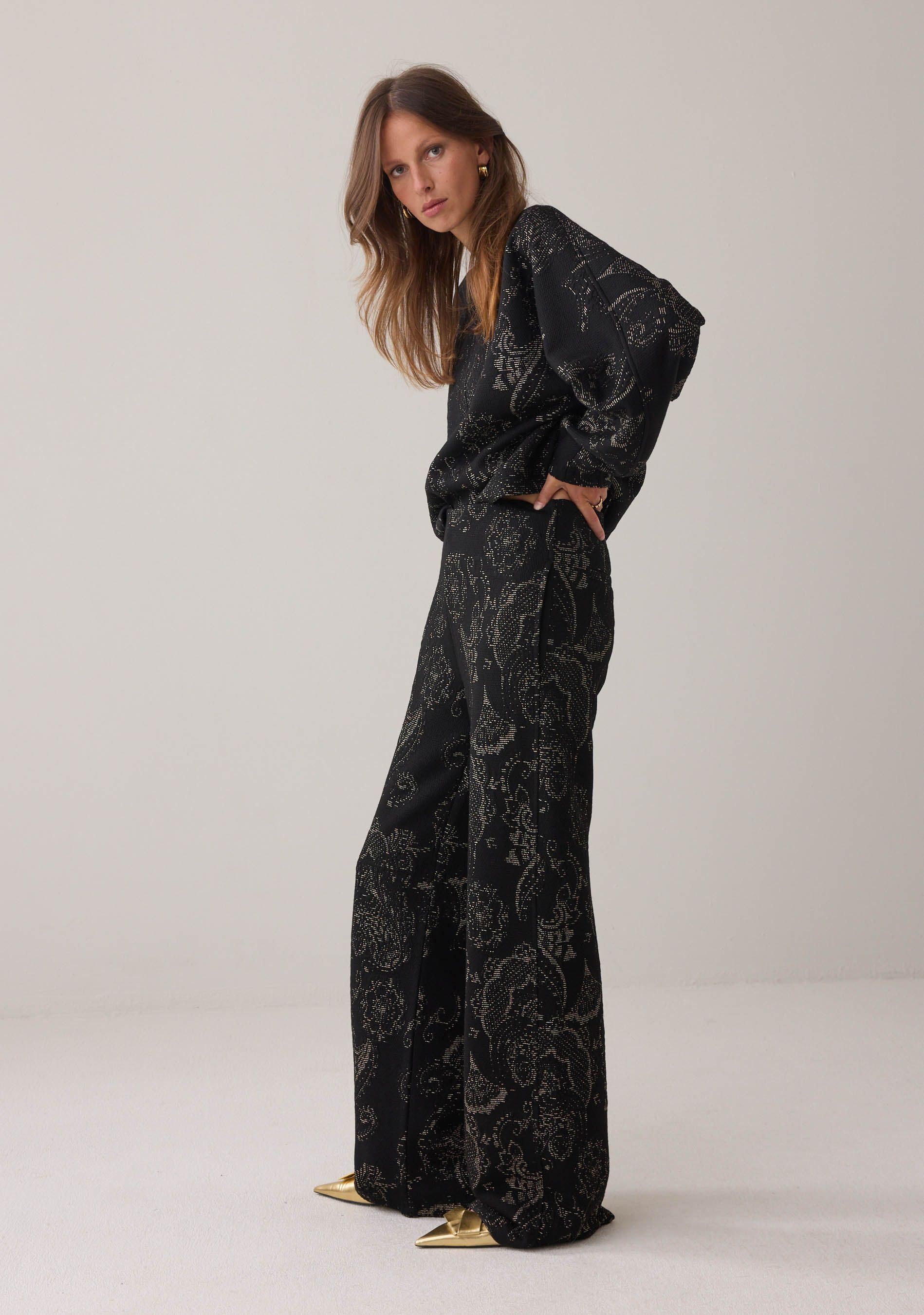 SUMMUM WIJDE PANTALON