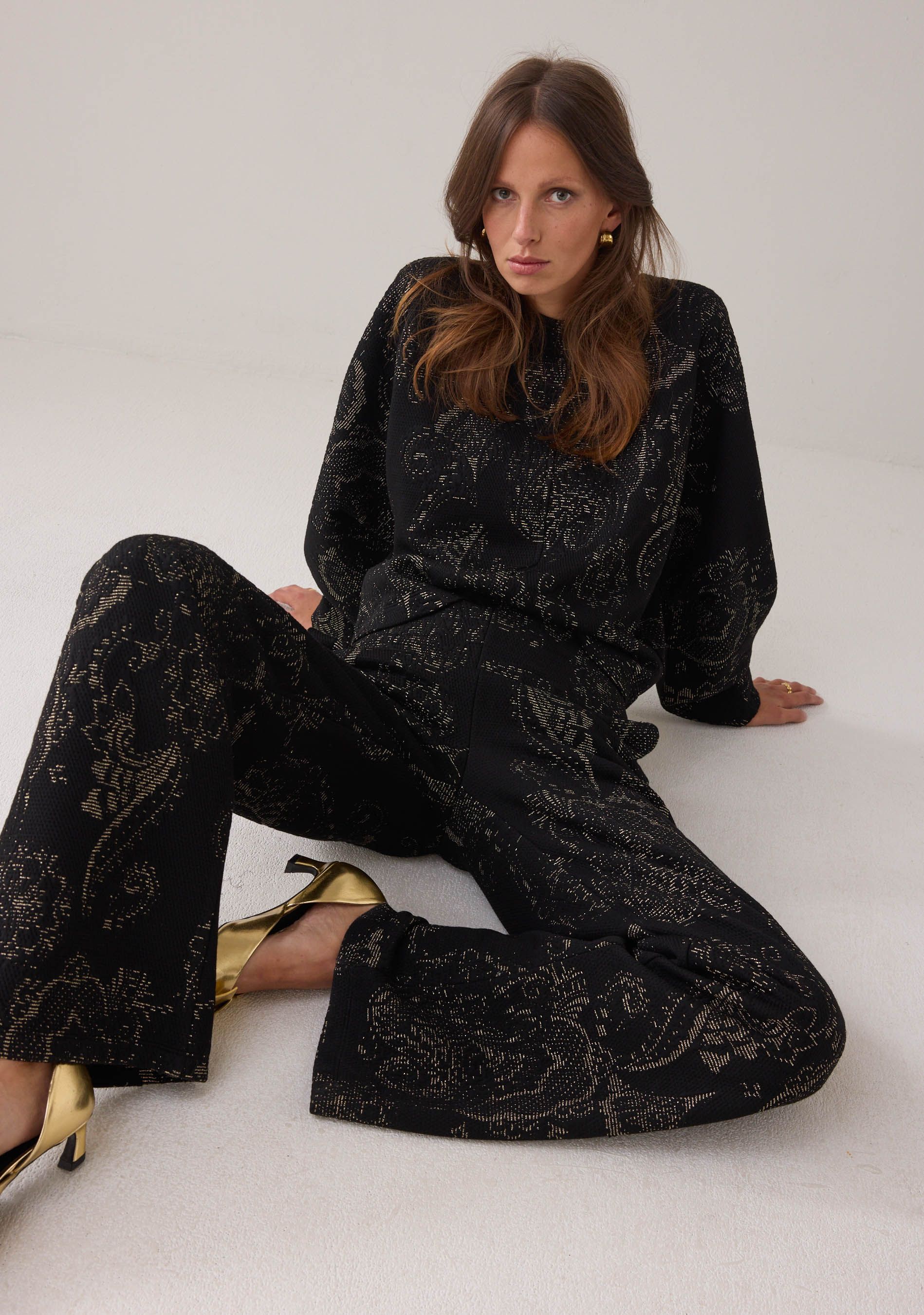 SUMMUM WIJDE PANTALON