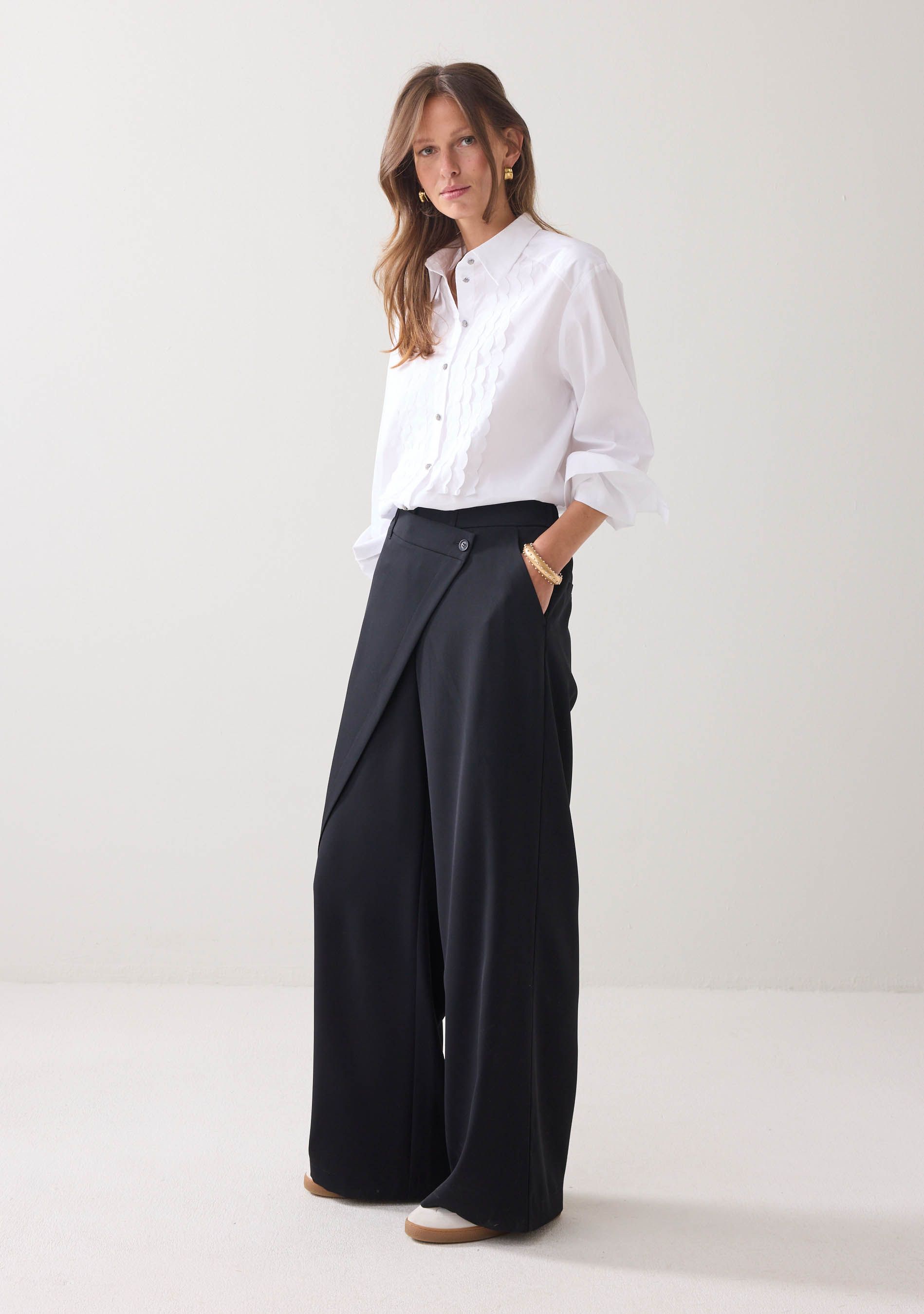 SUMMUM WIJDE PANTALON