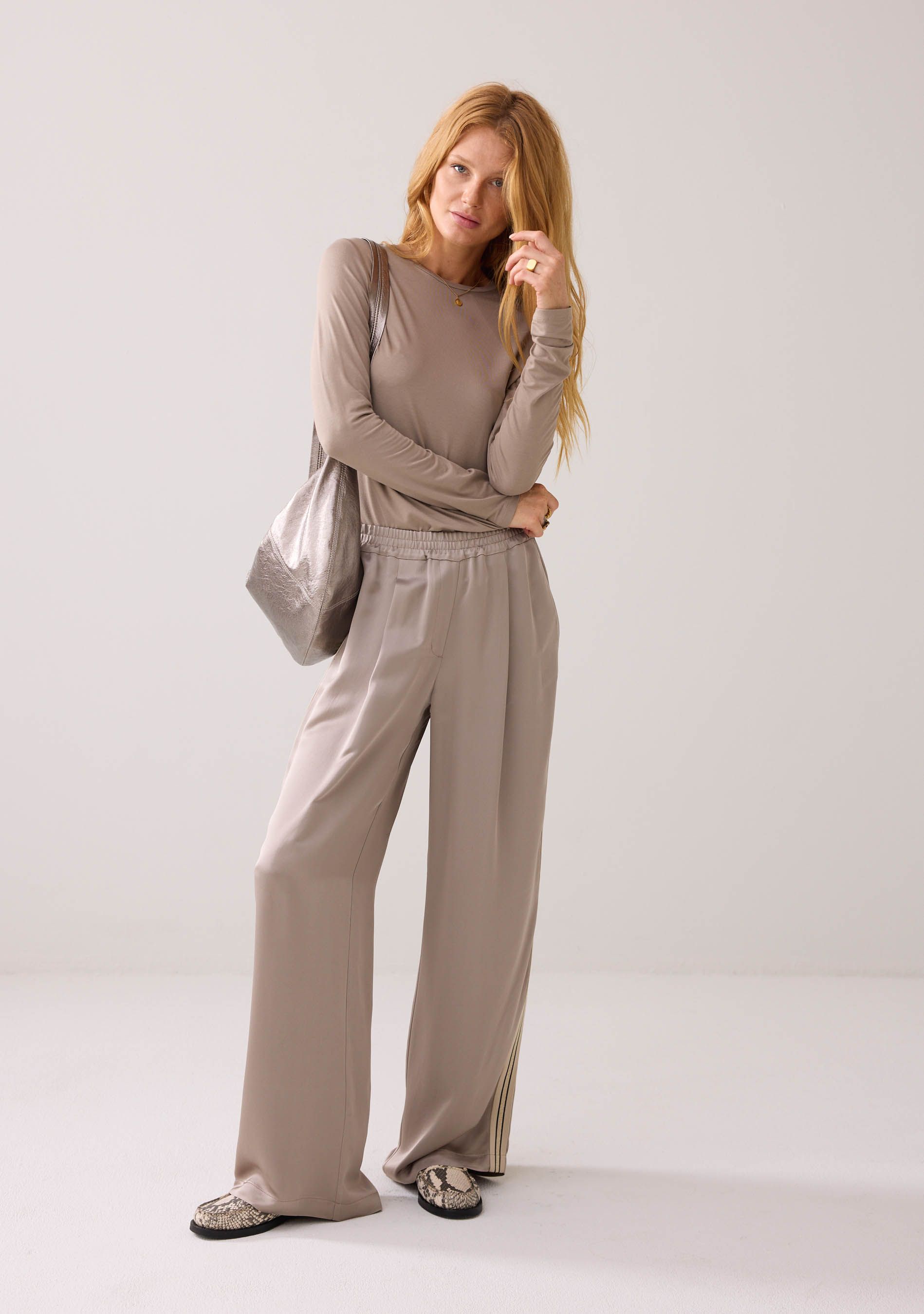 SUMMUM WIJDE PANTALON