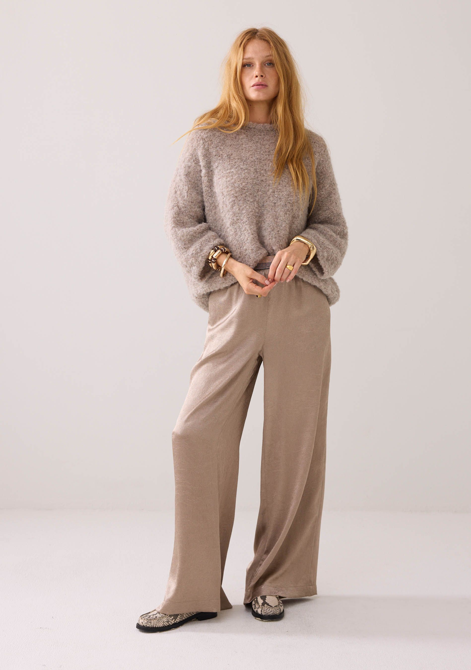 SUMMUM WIJDE PANTALON