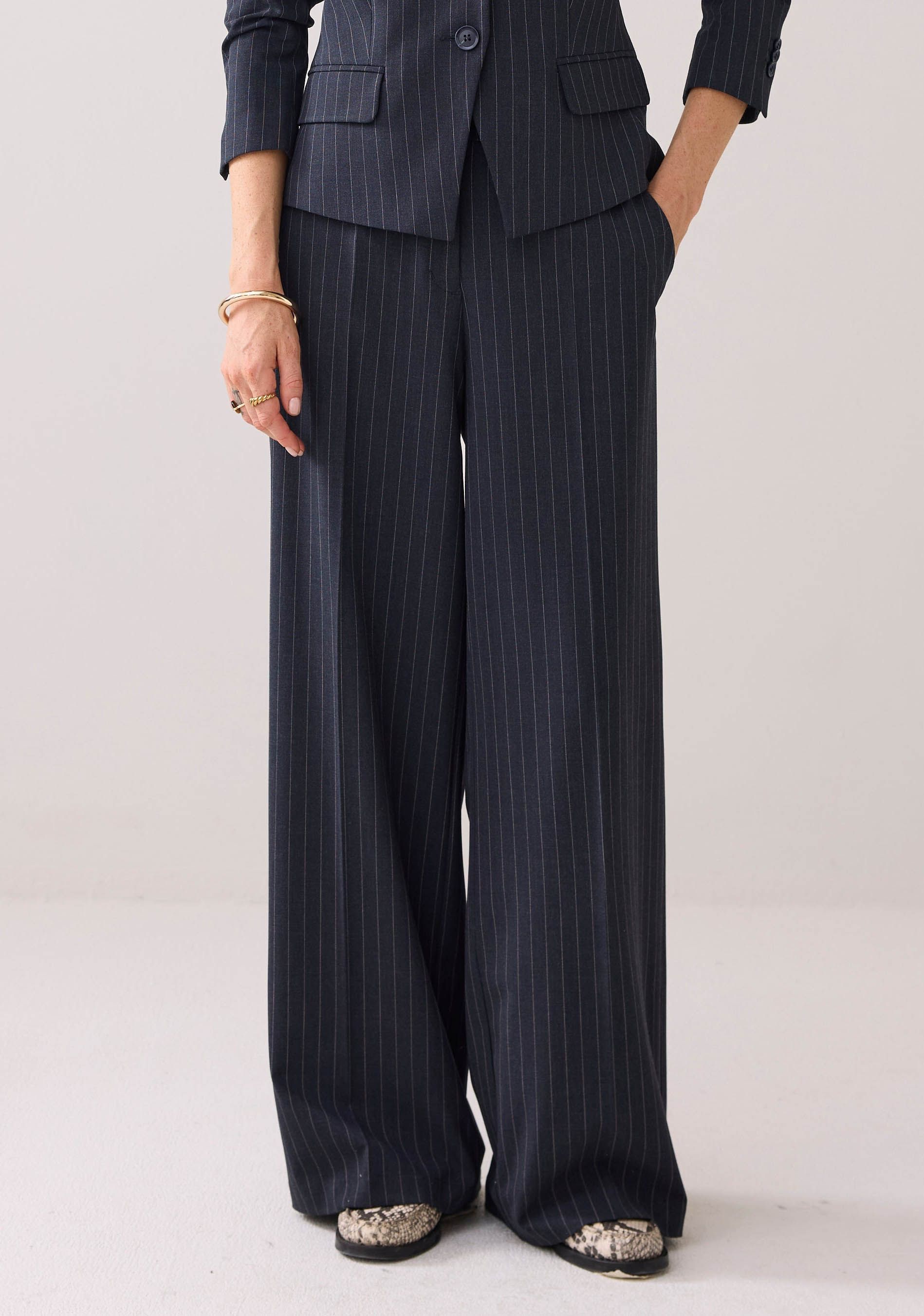 SUMMUM WIJDE PANTALON