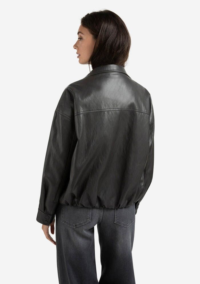 YAYA LEER/SUEDE JACK