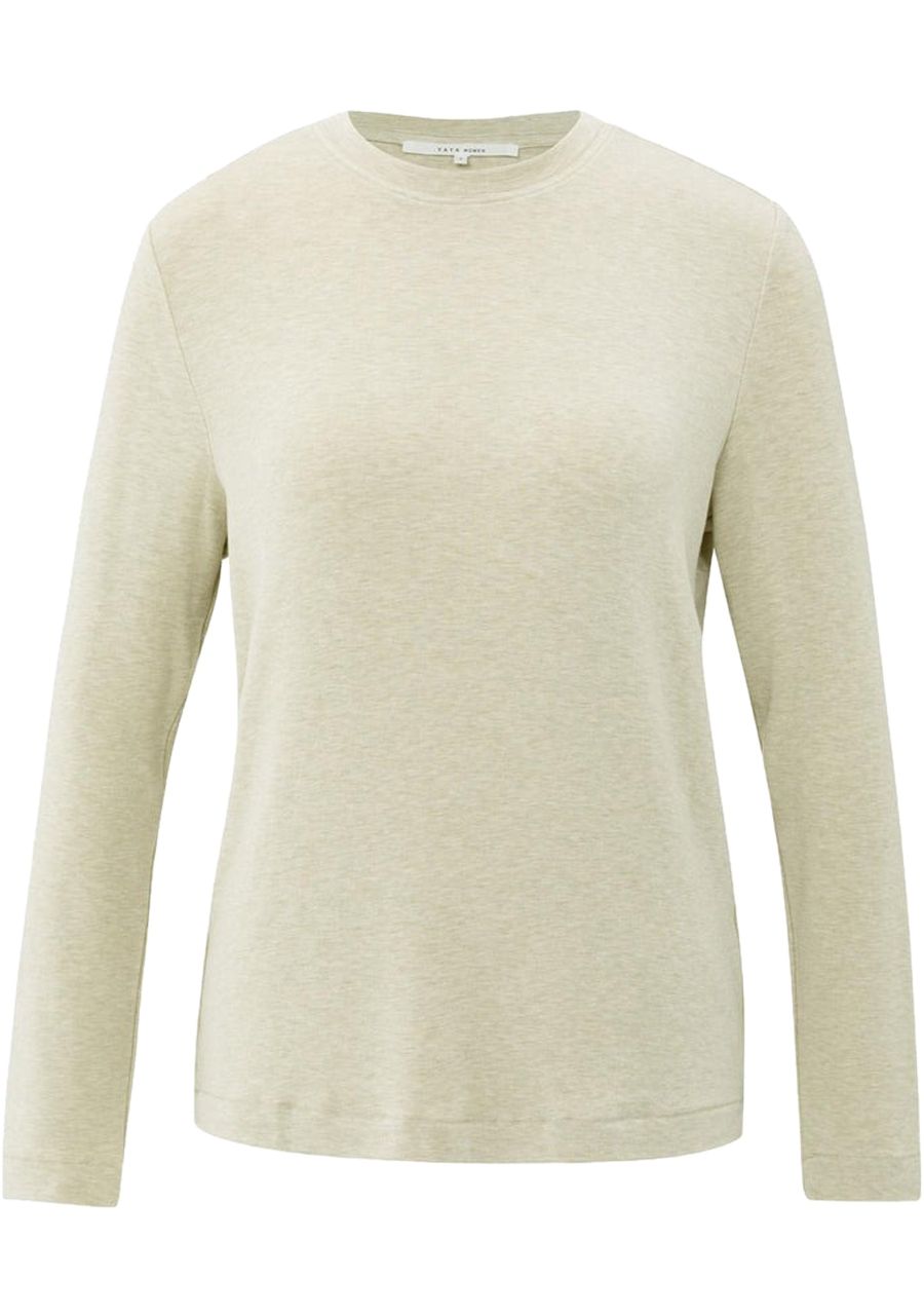 YAYA B.V / Damen-Shirt / Geripptes Langarmshirt