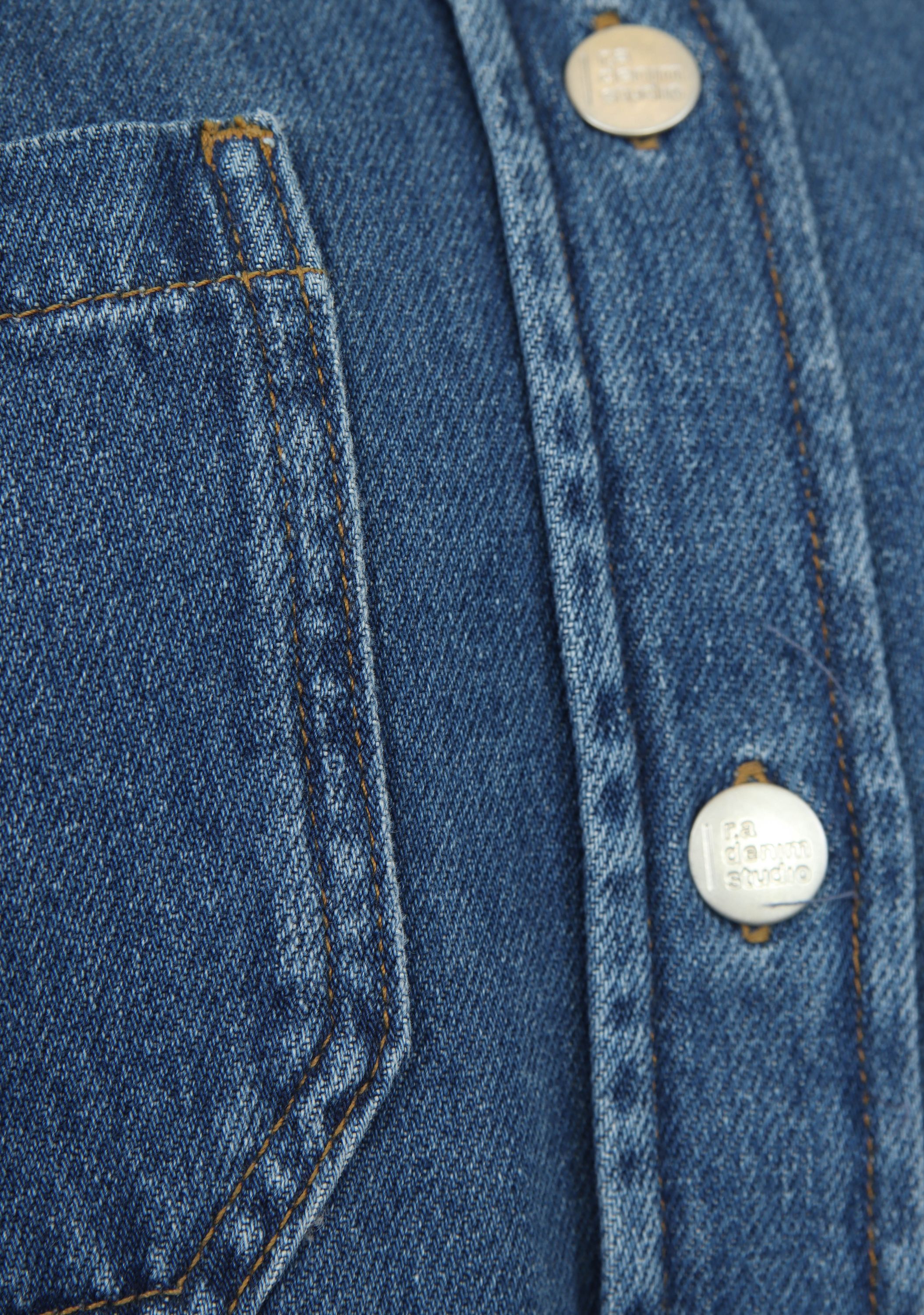 RA DENIM STUDIO BLOUSE